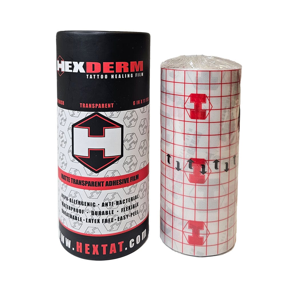 Hex Derm Tattoo Aftercare 6 Inch Roll