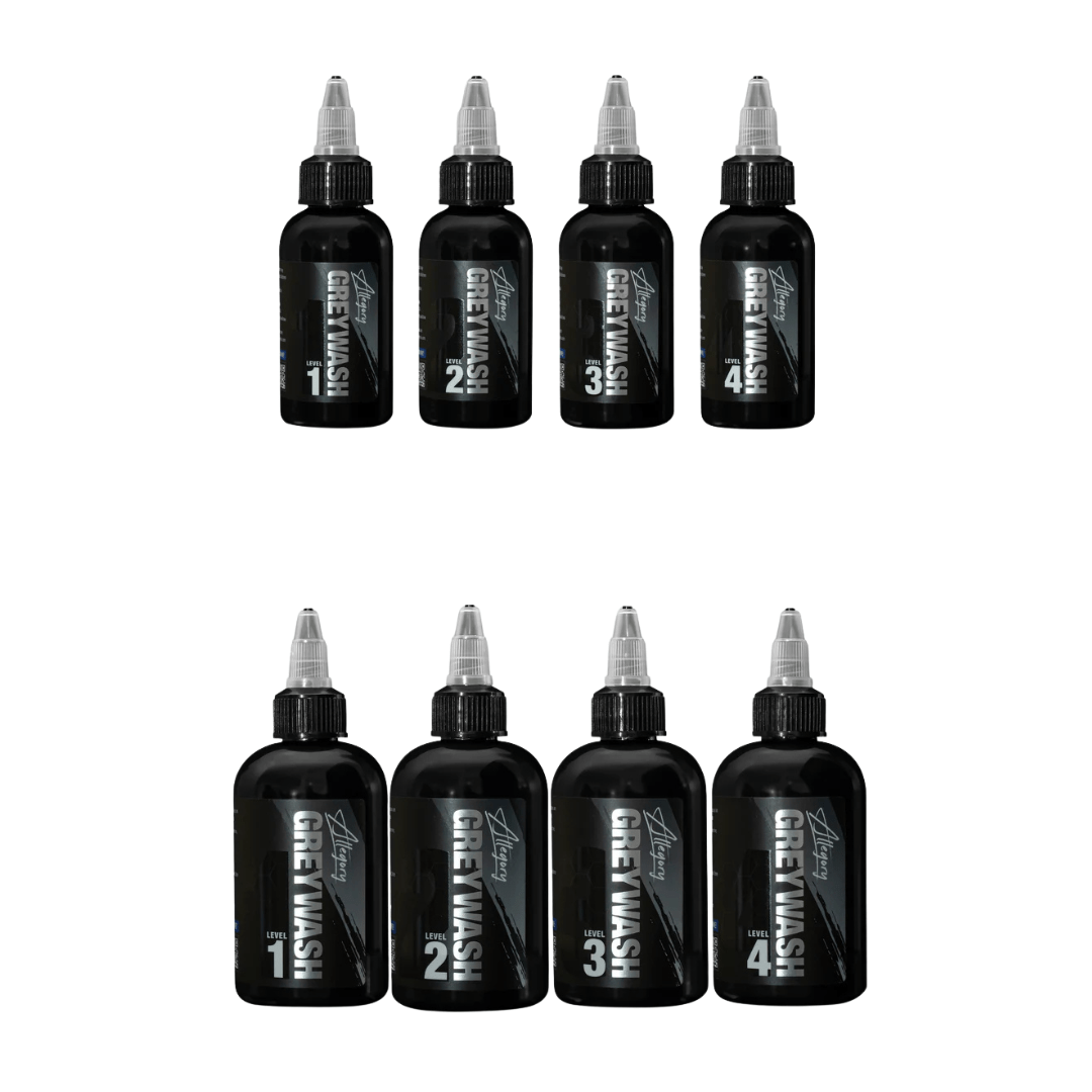 Allegory Greywash Tattoo Ink Sets Both Sizes