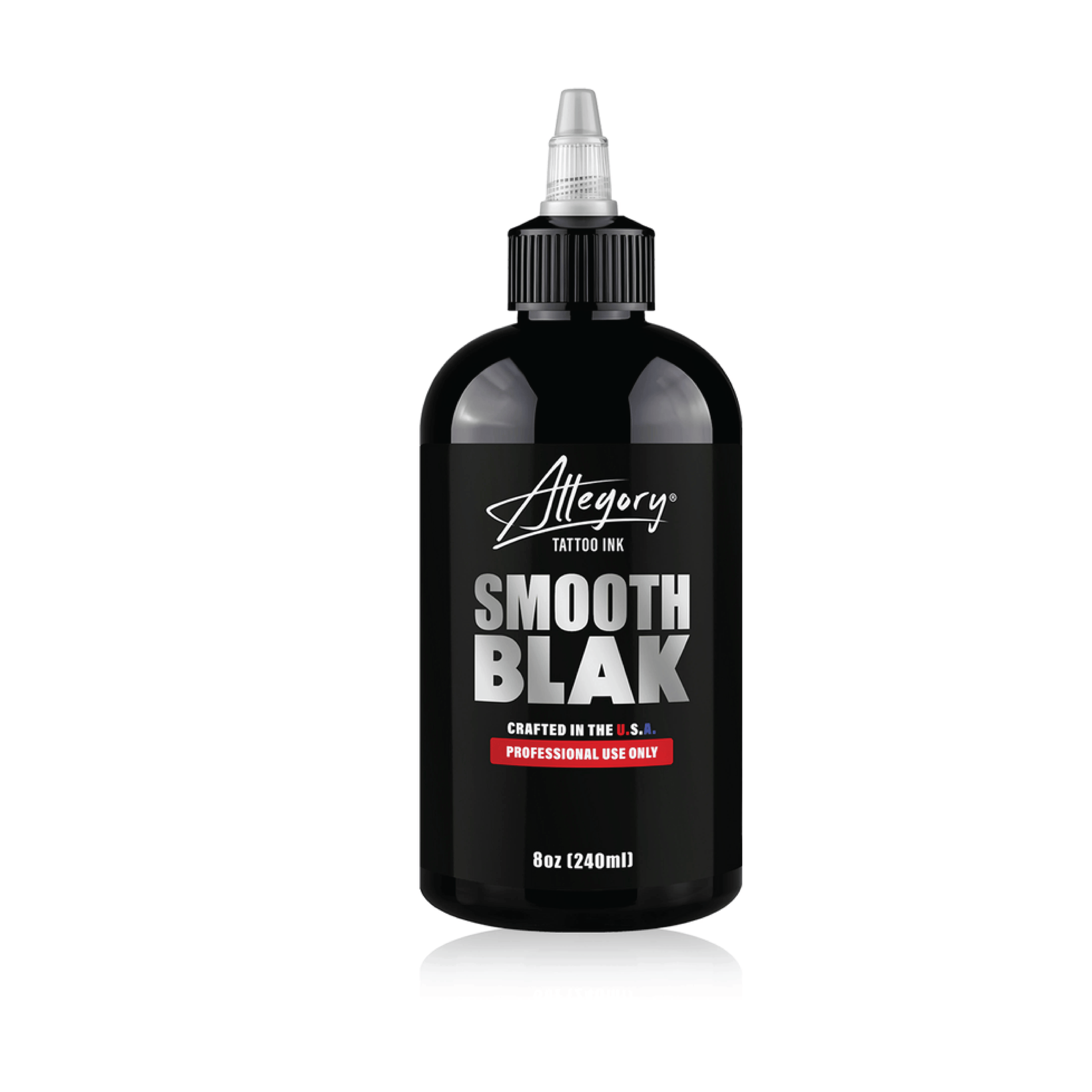Allegory Smooth Blak Tattoo Ink 8 Ounce