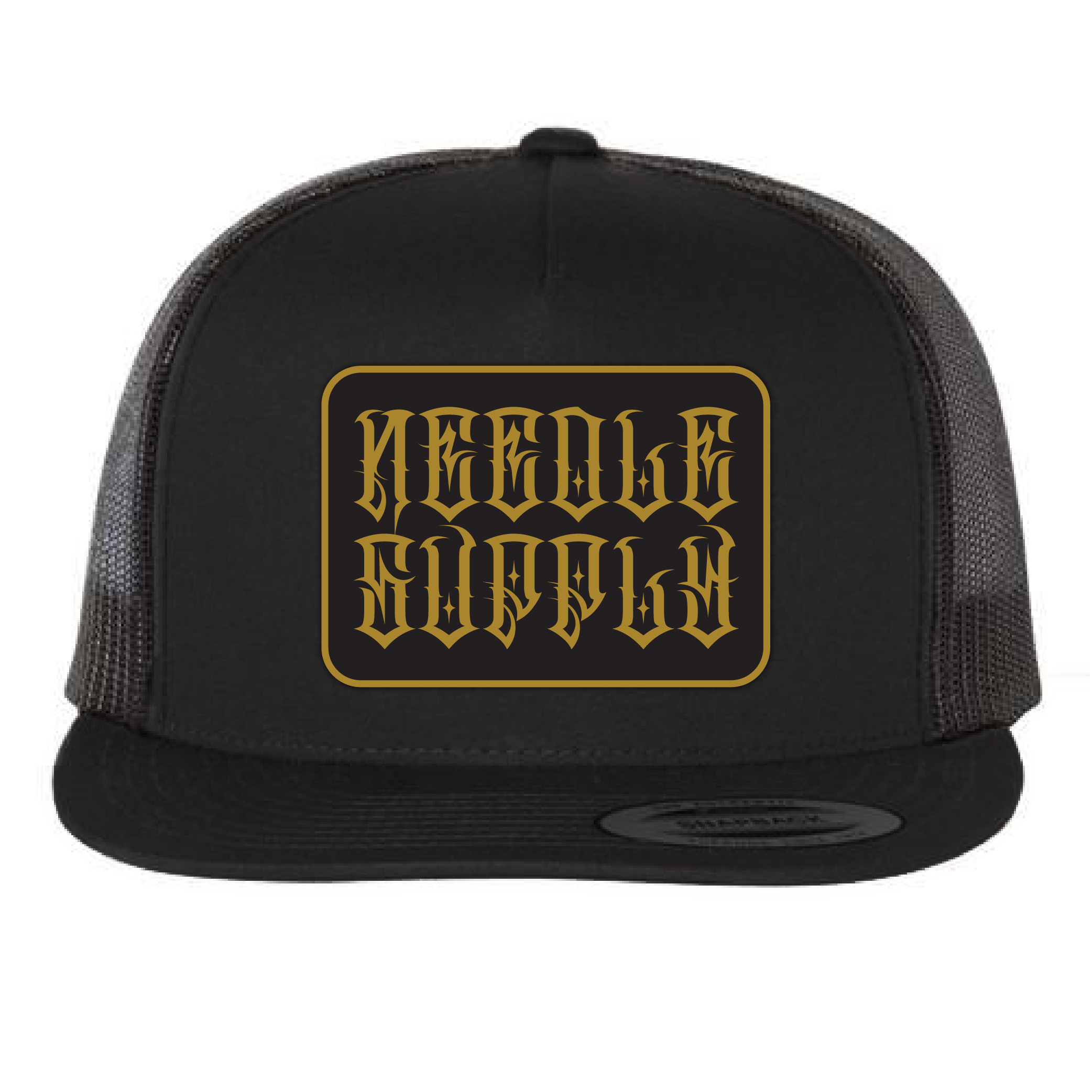 GOLD/BLACK NSC PATCH -  TRUCKER HAT