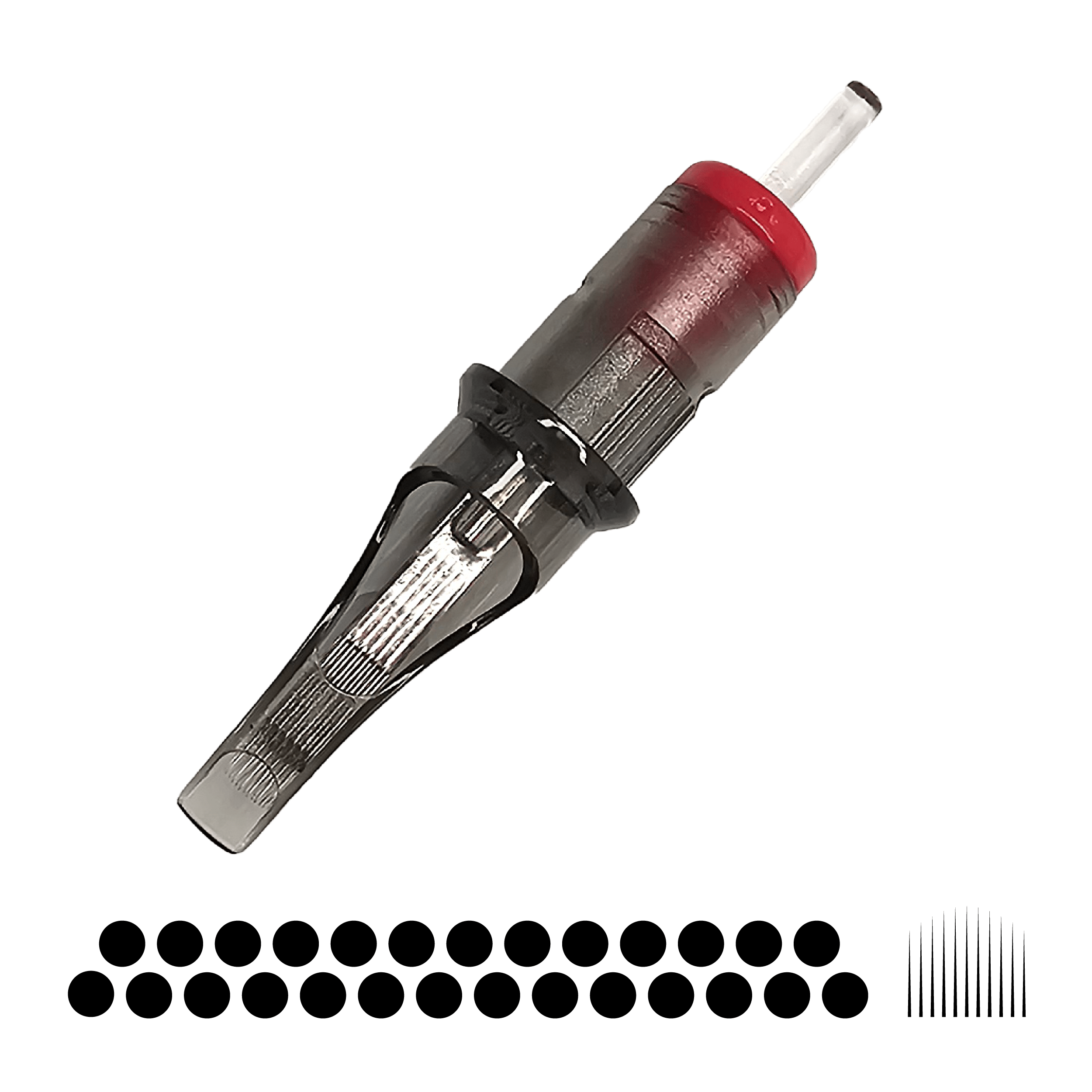 Hex Membrane Needle Cartridge 8 Curved Mag LT 27