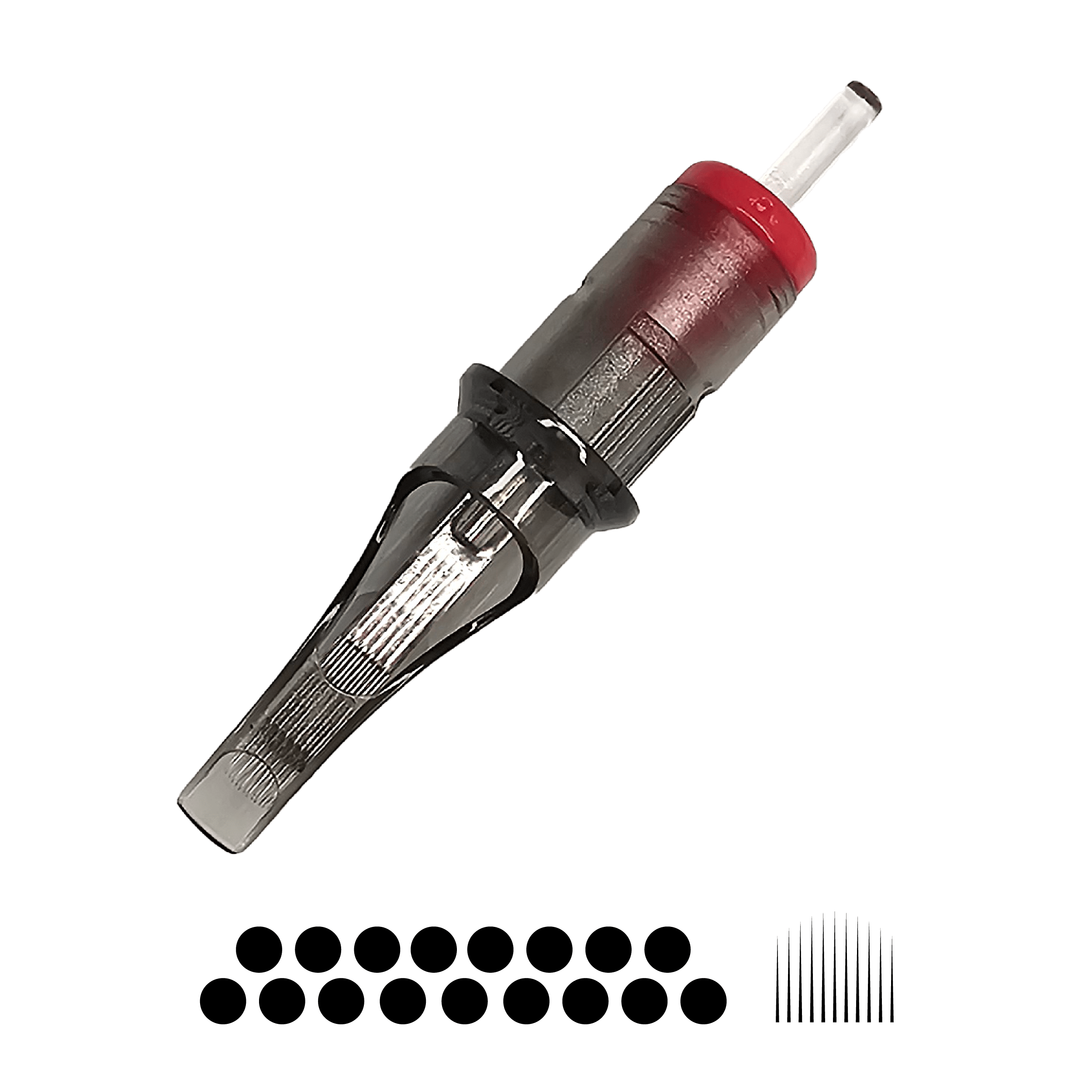 Hex Membrane Needle Cartridge Curved Mag LT 17