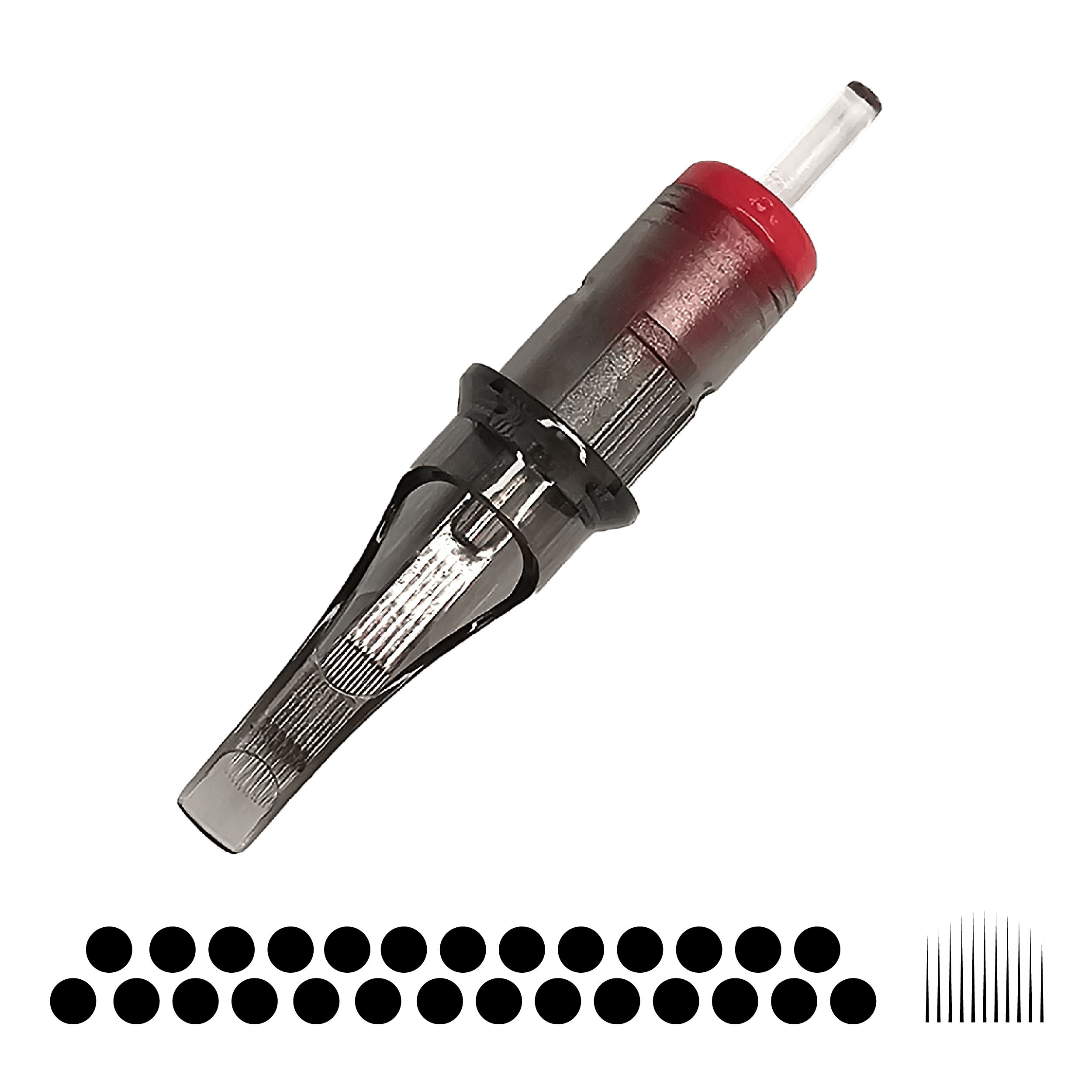 Hex Membrane Needle Cartridge Curved Mag LT 27