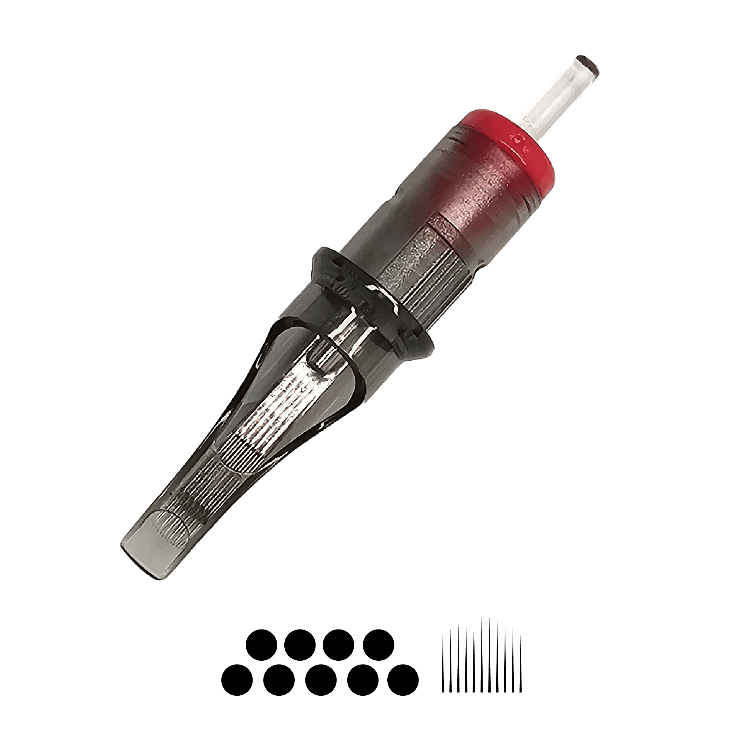 Hex Membrane Needle Cartridge Curved Mag MT 9