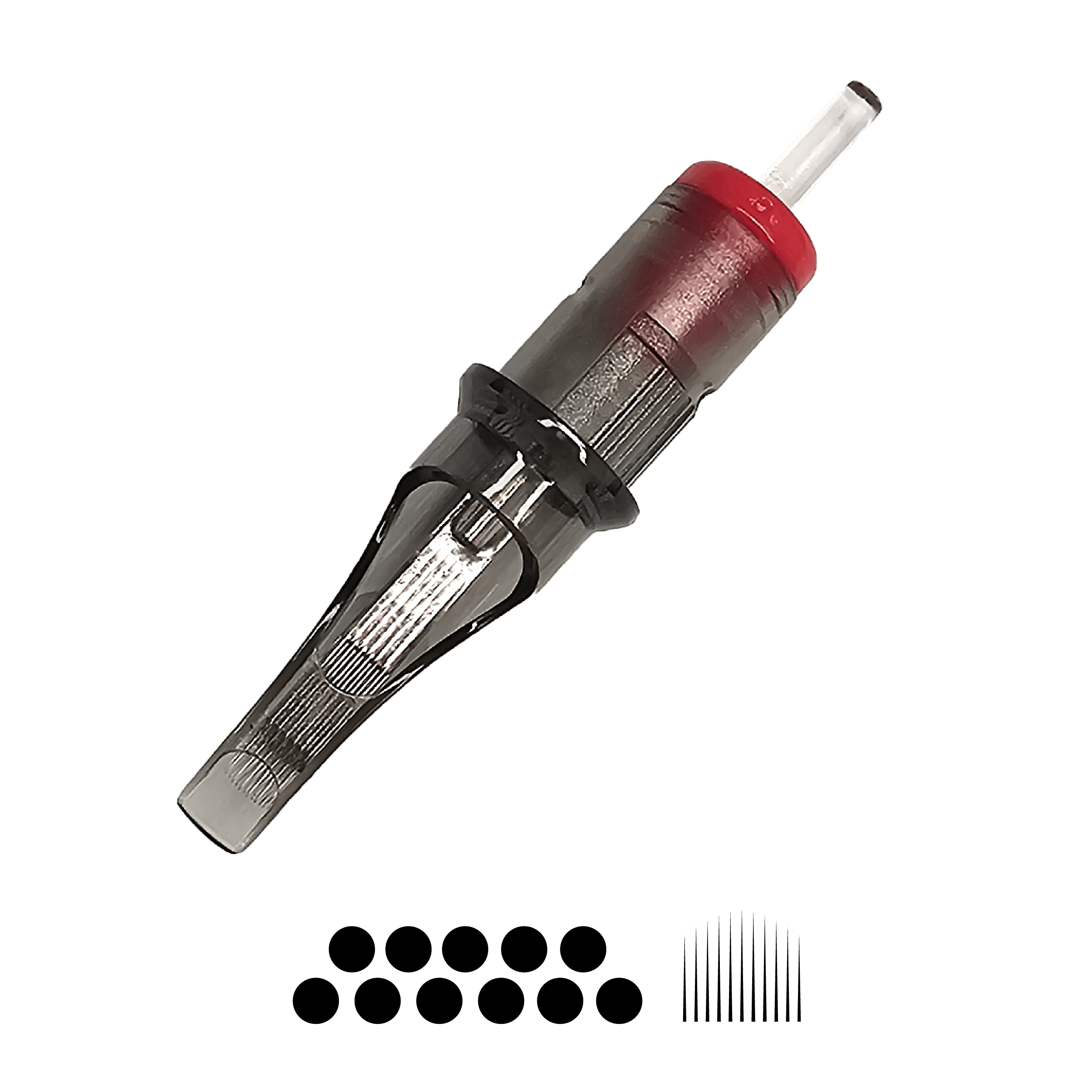 Hex Membrane Needle Cartridge Curved Mag MT 13