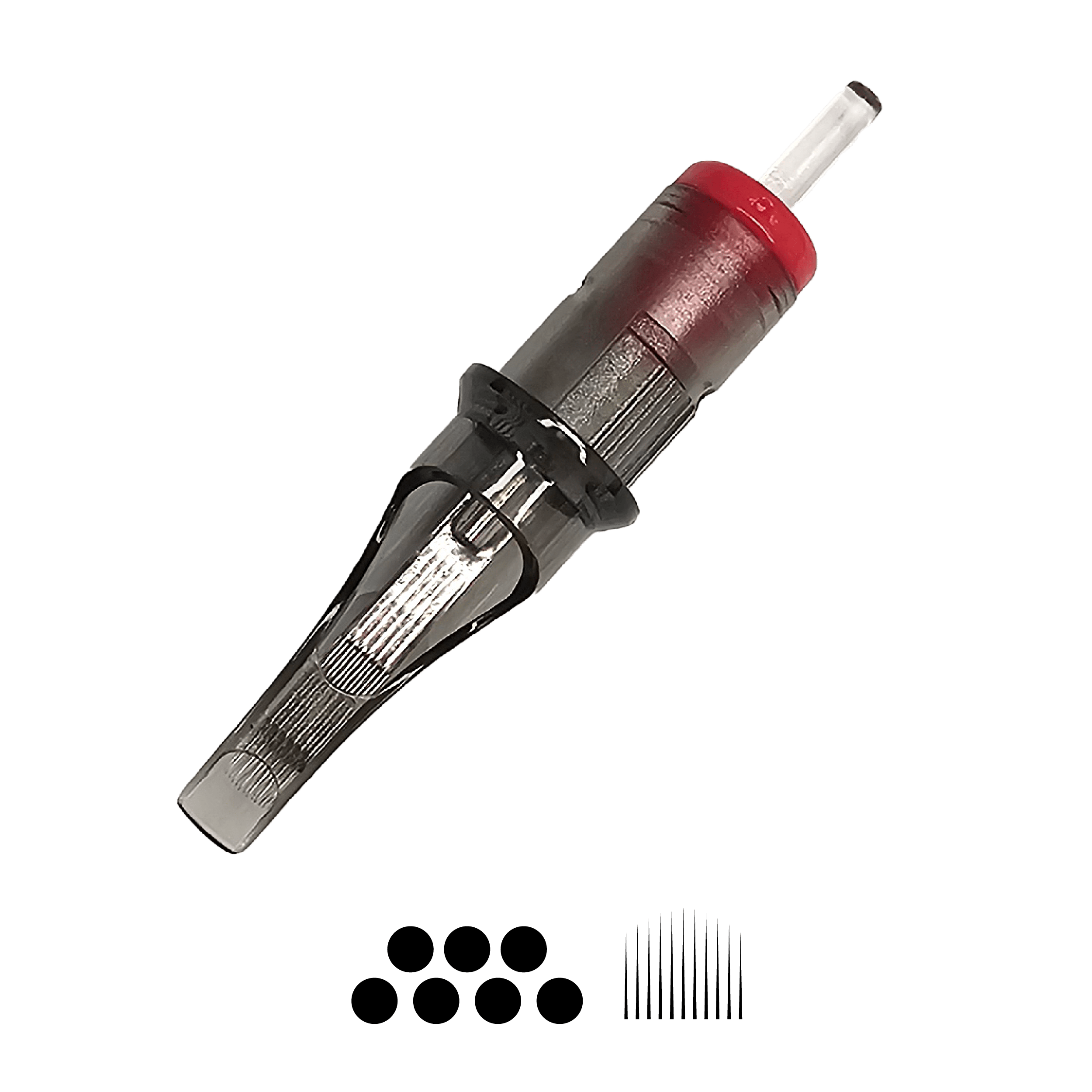 Hex Membrane Needle Cartridge Curved Mag MT 7