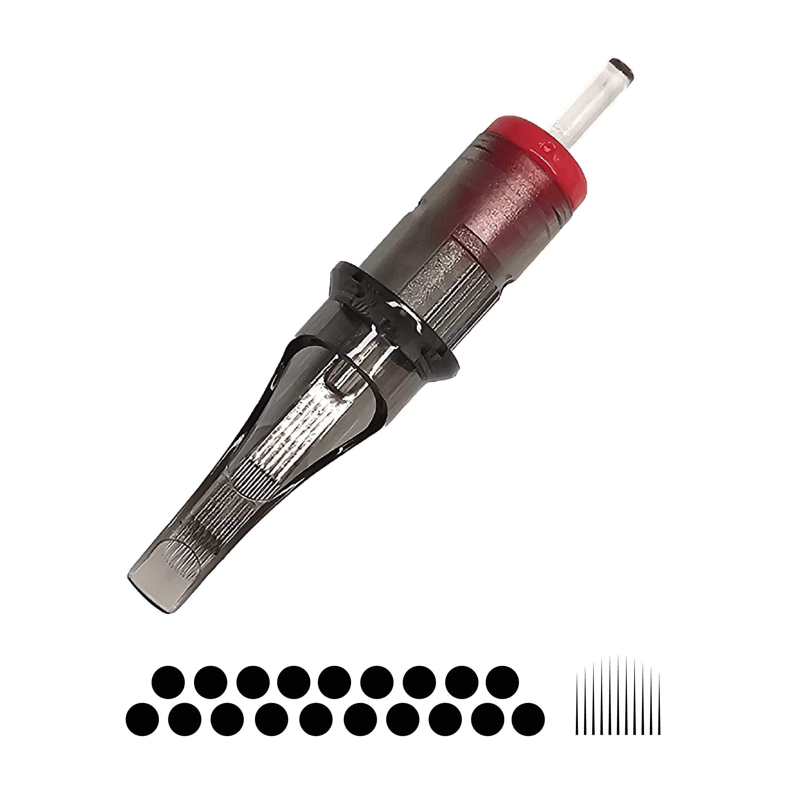 Hex Membrane Needle Cartridge Curved Mag MT 23