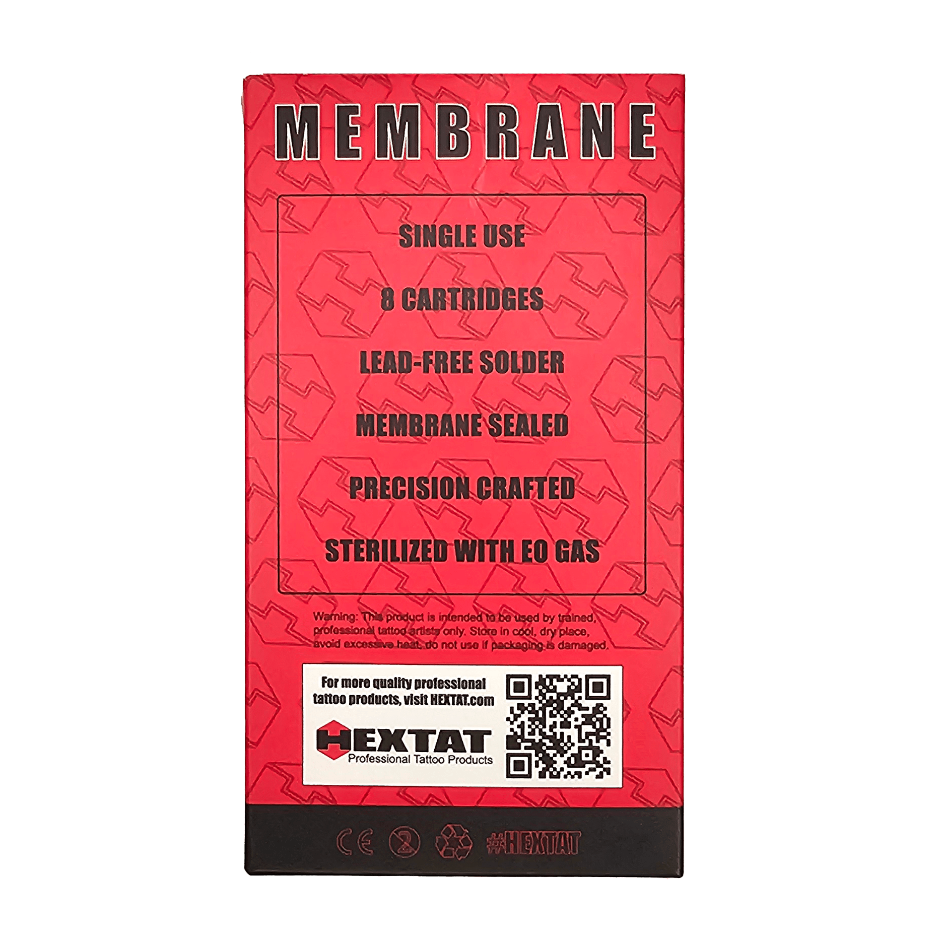 Hex Membrane Needle Cartridge Super Mag Box Back