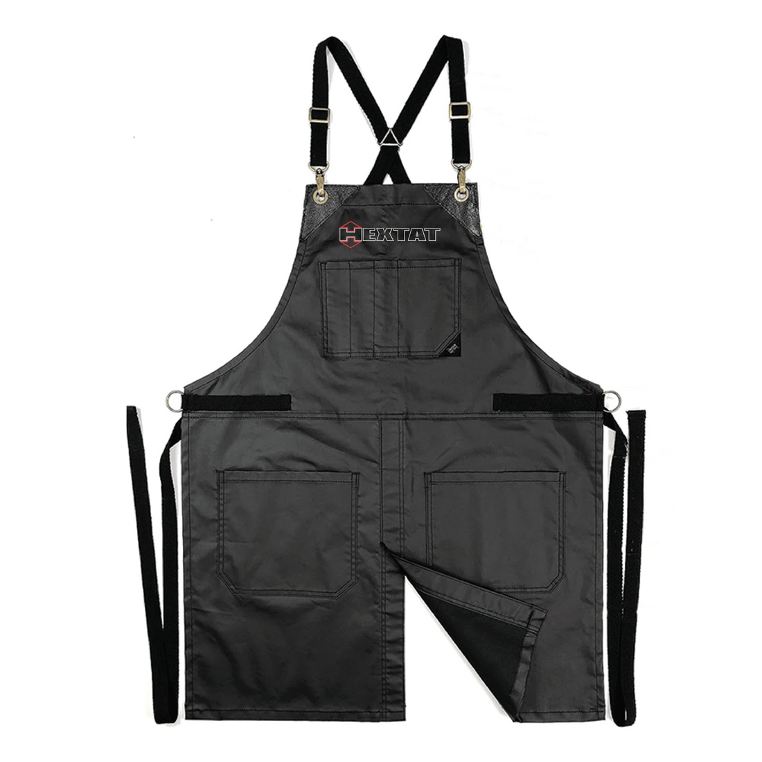 Hextat Embroidered Split Leg Apron