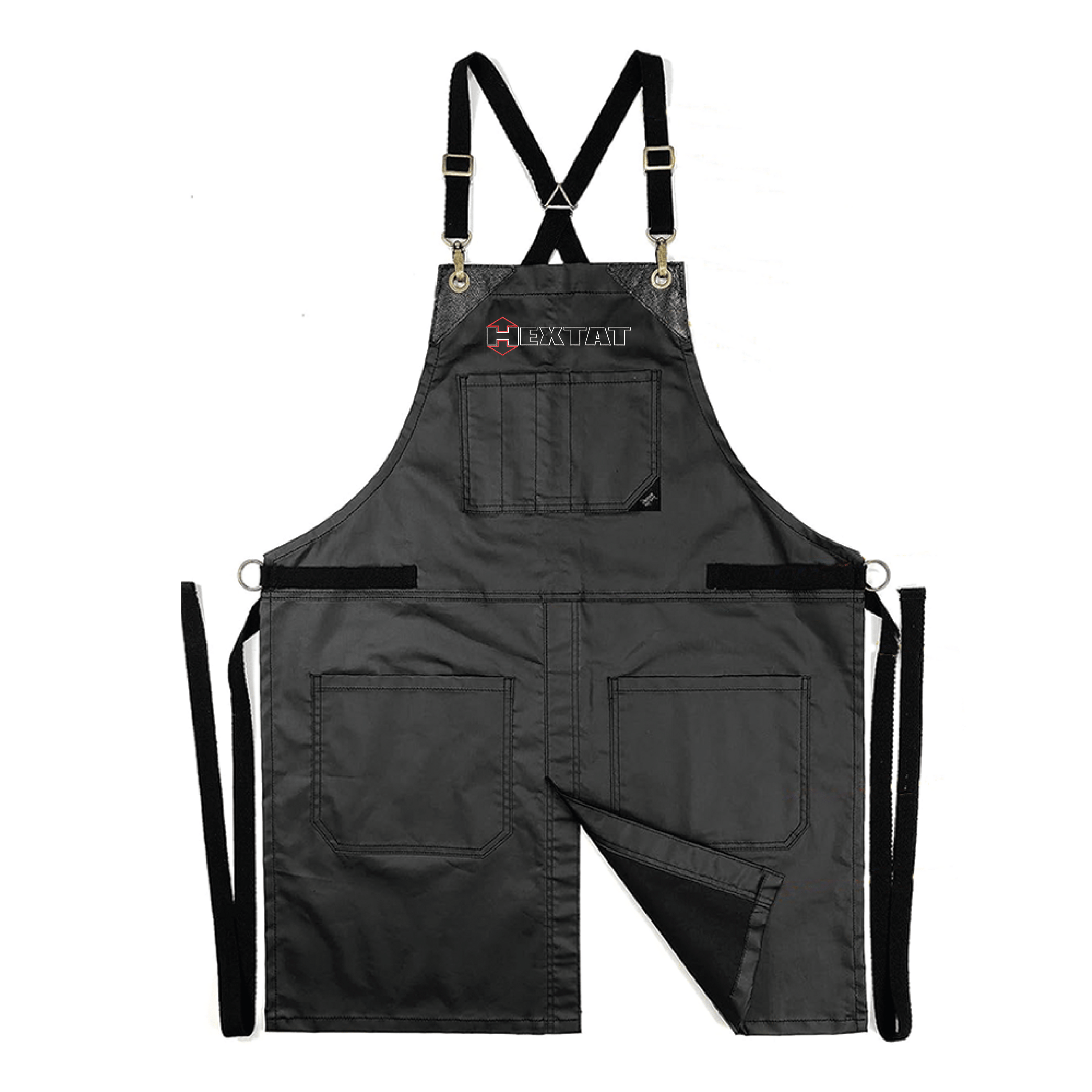 Hextat Embroidered Split Leg Apron