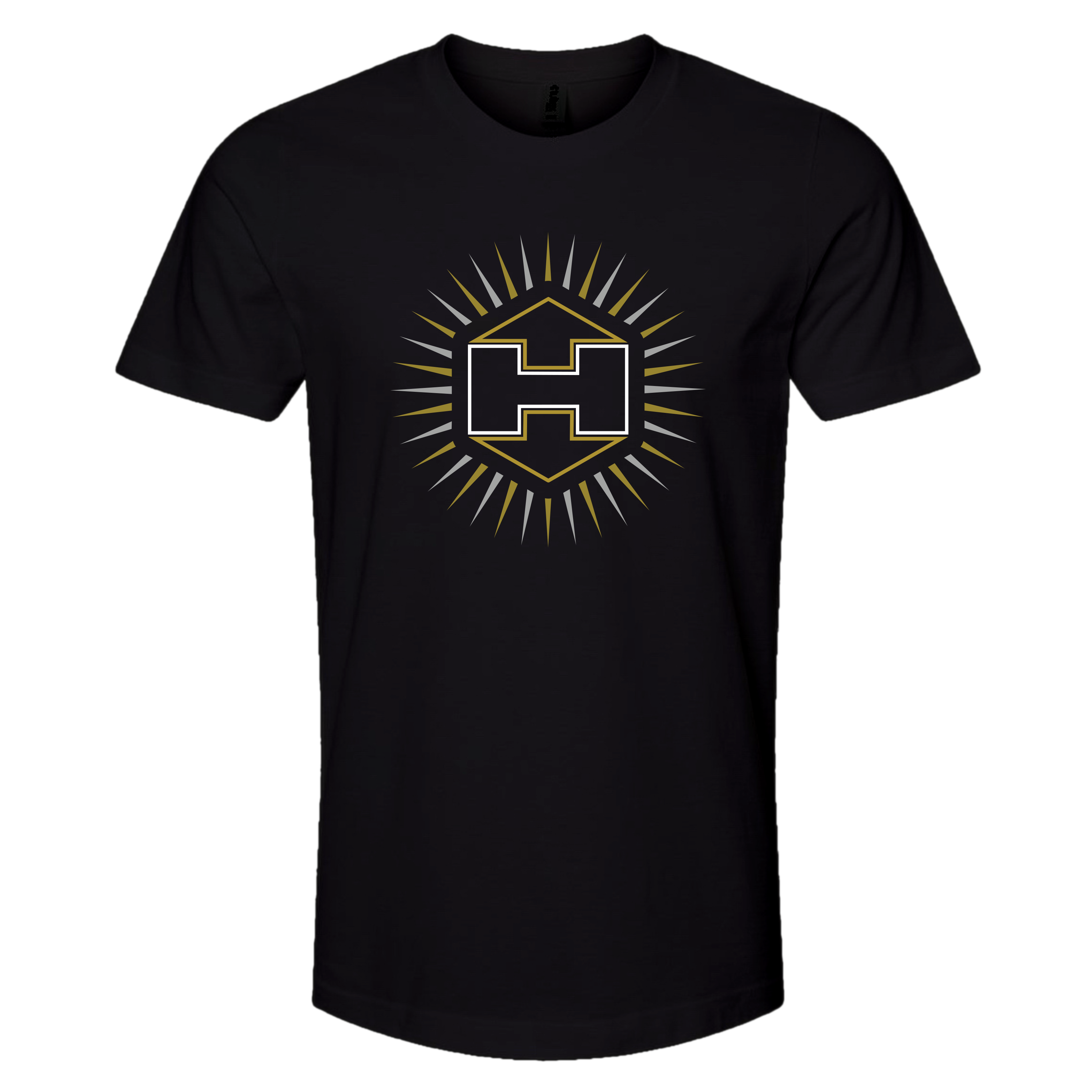 Hextat Badge Sunburst Shirt - Gold