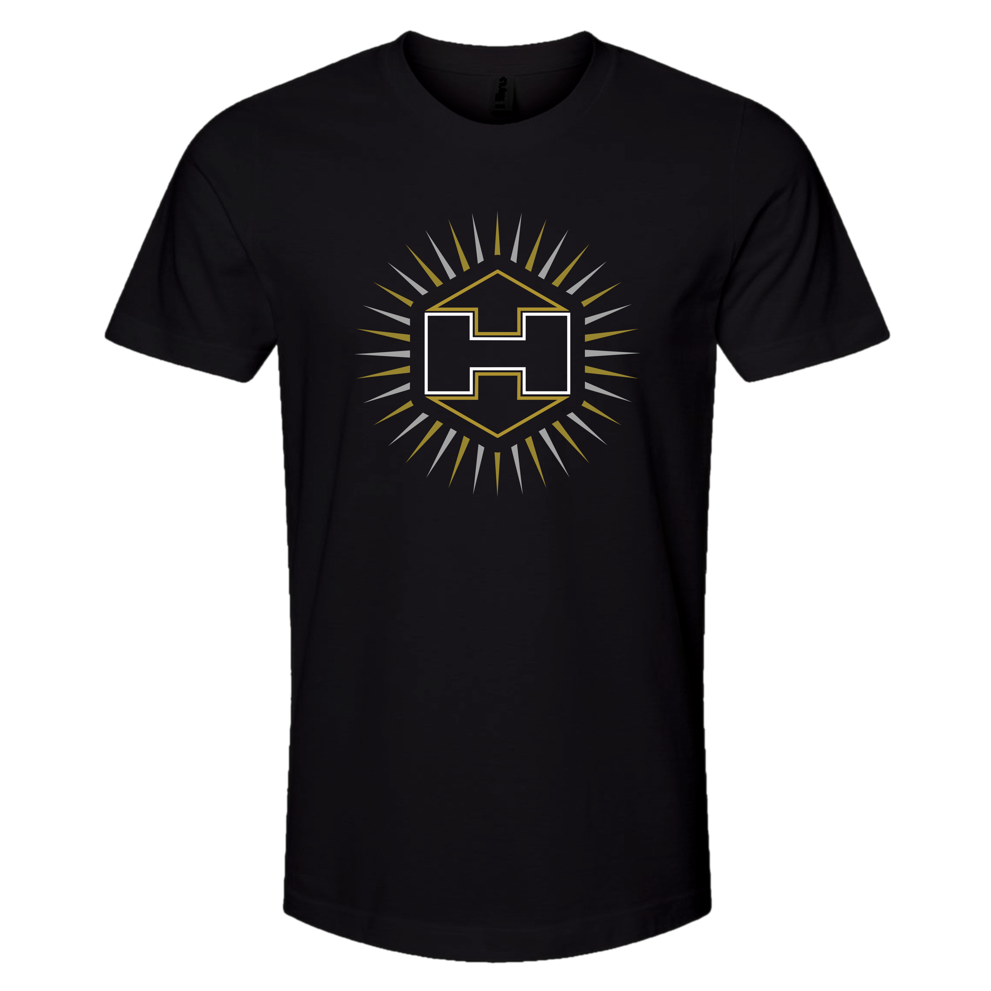 Hextat Badge Sunburst Shirt - Gold