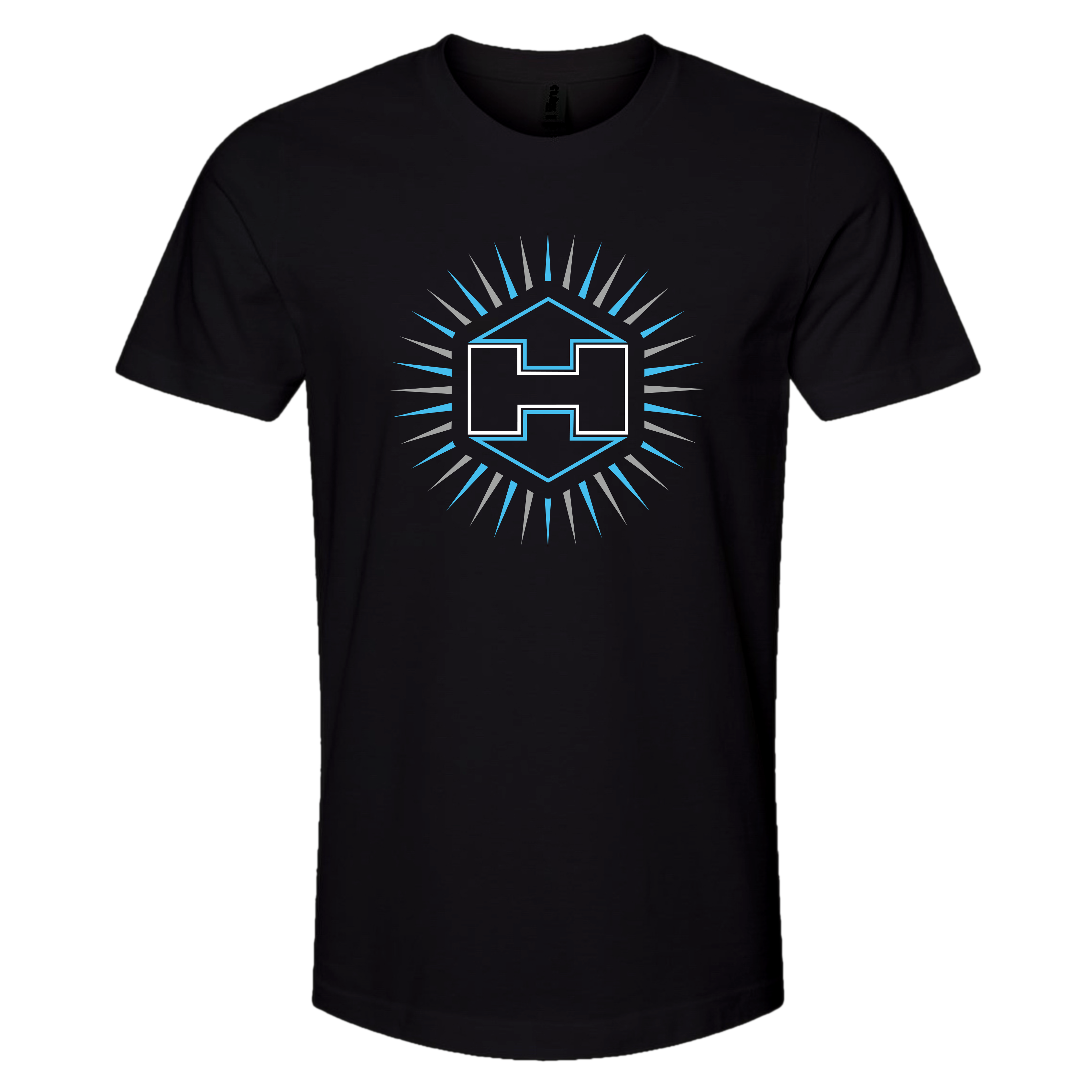 Hextat Badge Sunburst Shirt - Blue