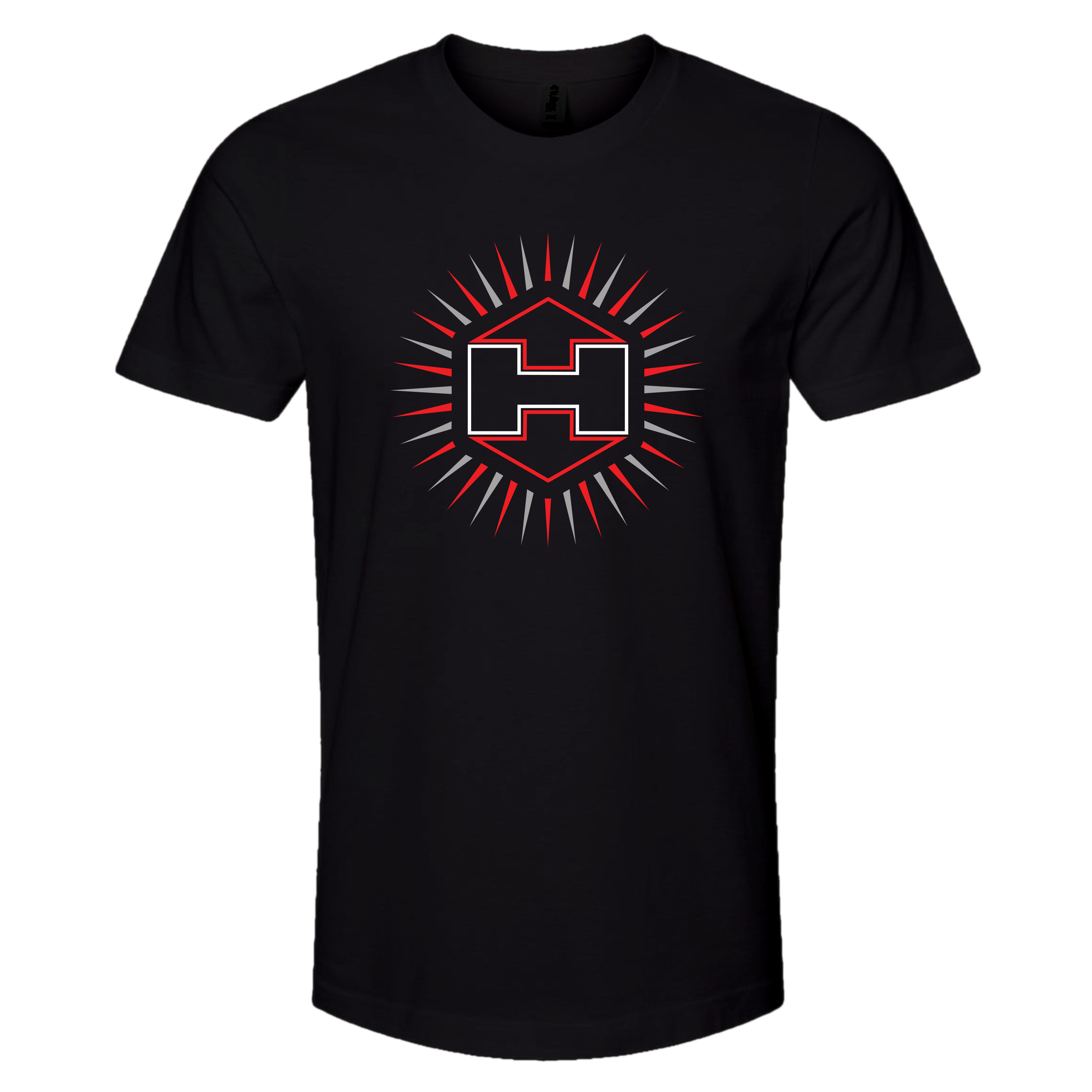 Hextat Badge Sunburst Shirt - Red