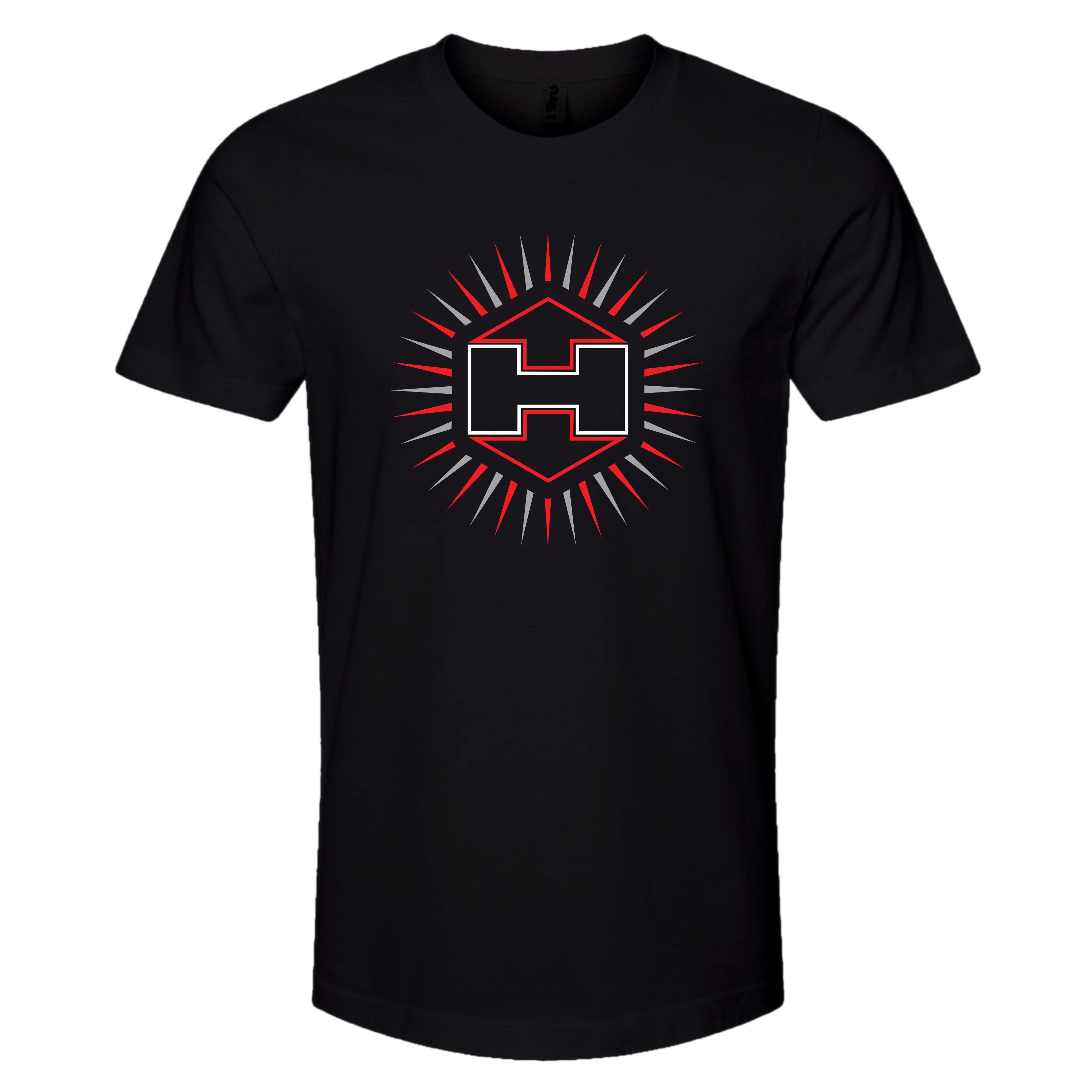 Hextat Badge Sunburst Shirt - Red