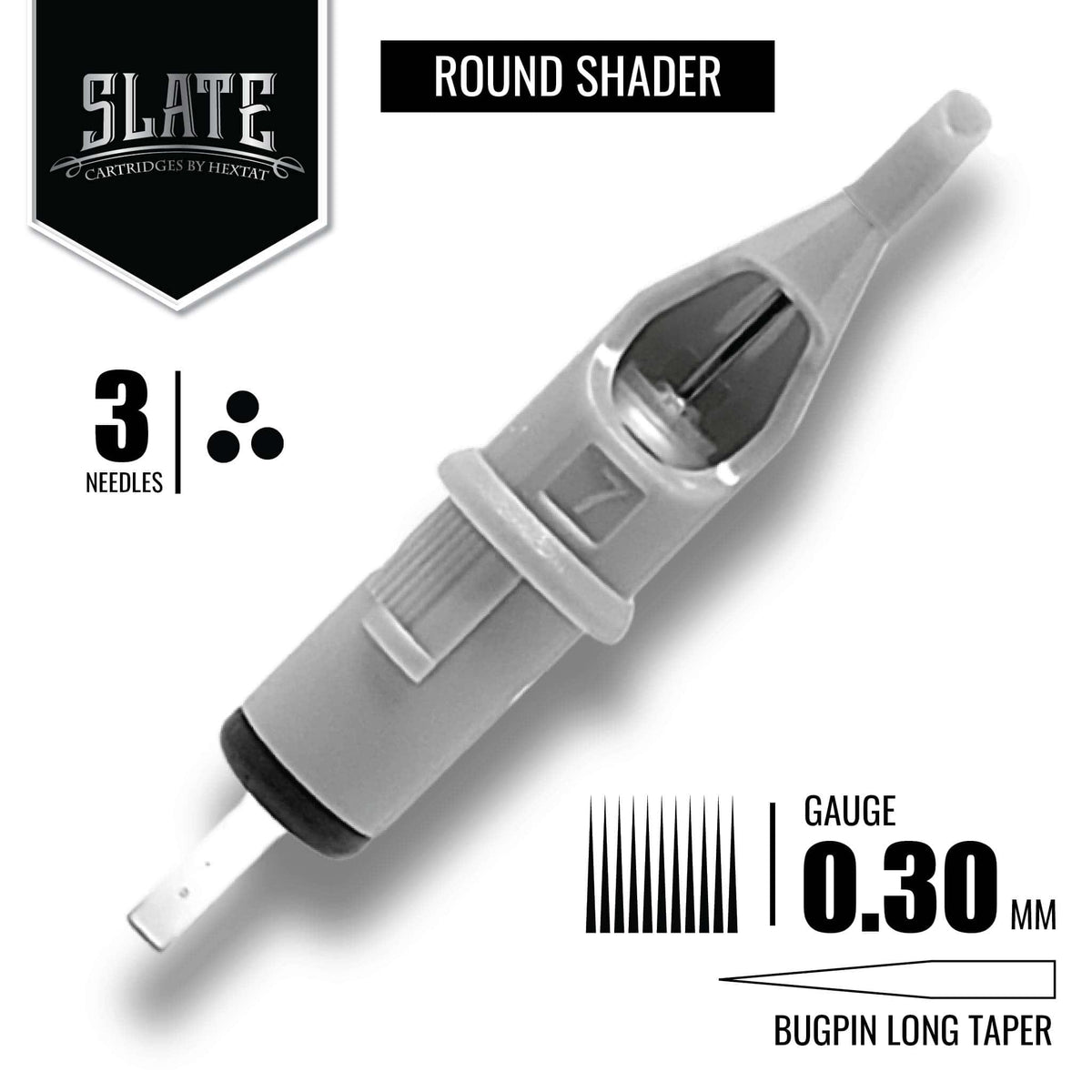Hextat_Slate_30-3RS-5.5_Needle_Cartridge