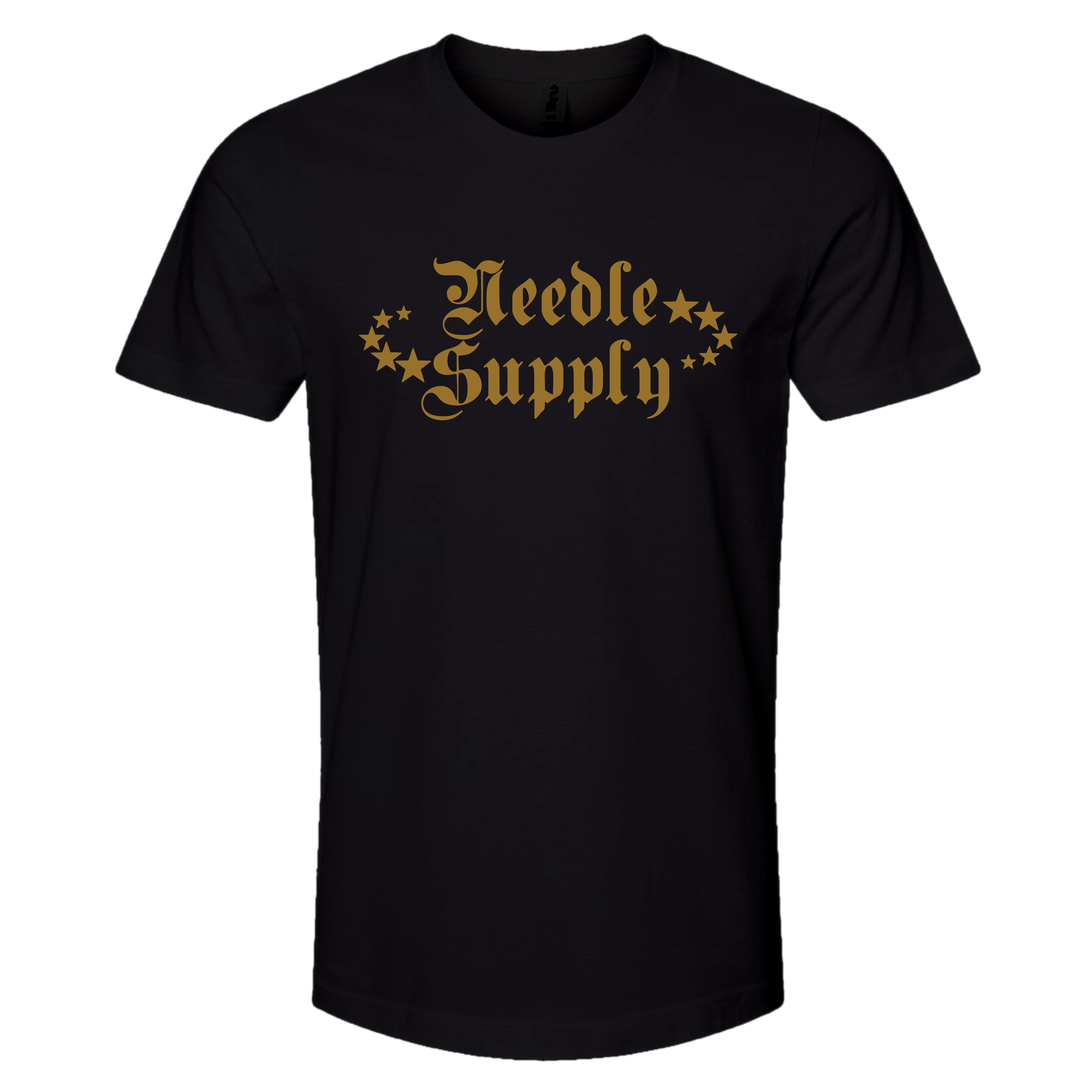 Needle Supply Logo Shirt - GOLD