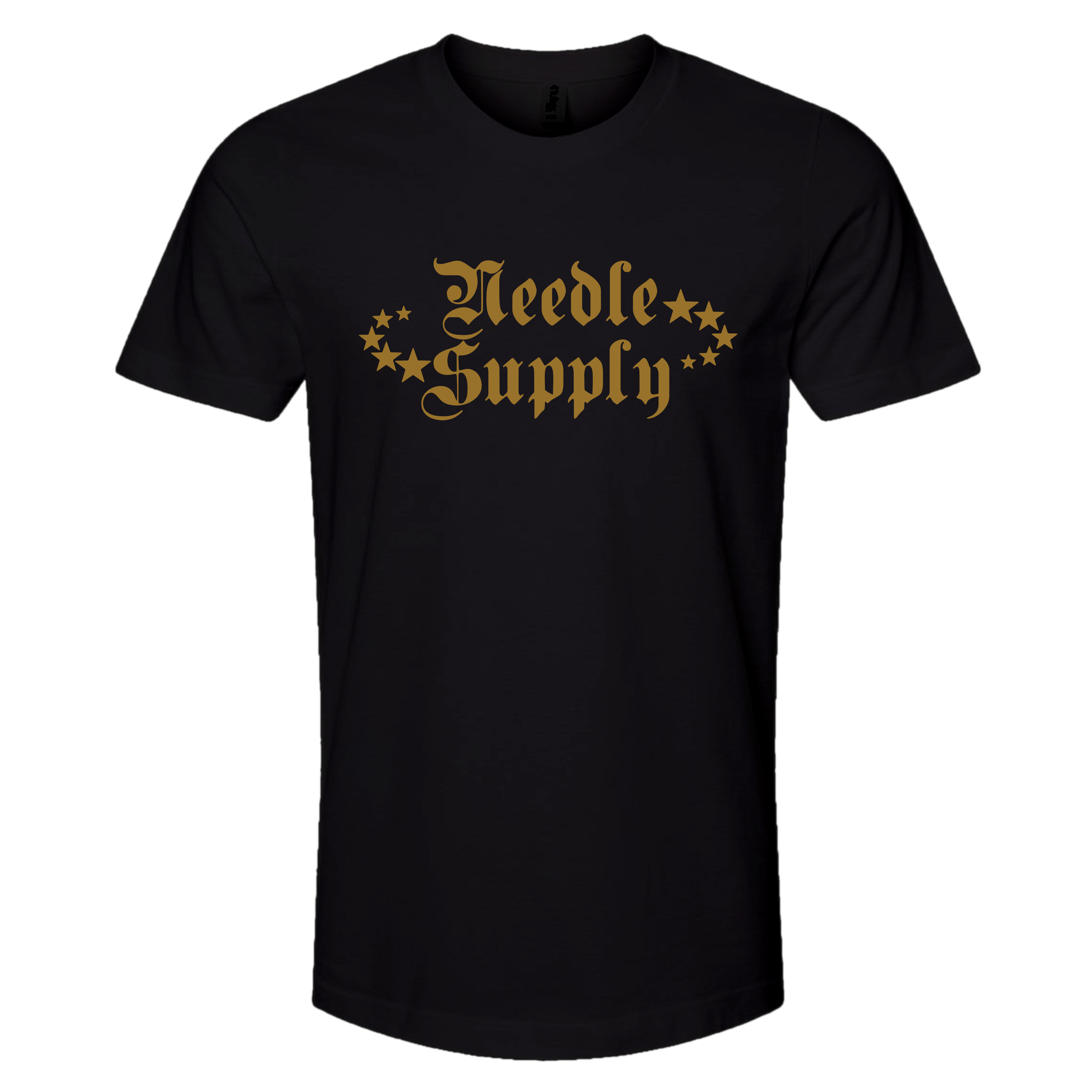 Needle Supply Logo Shirt - GOLD