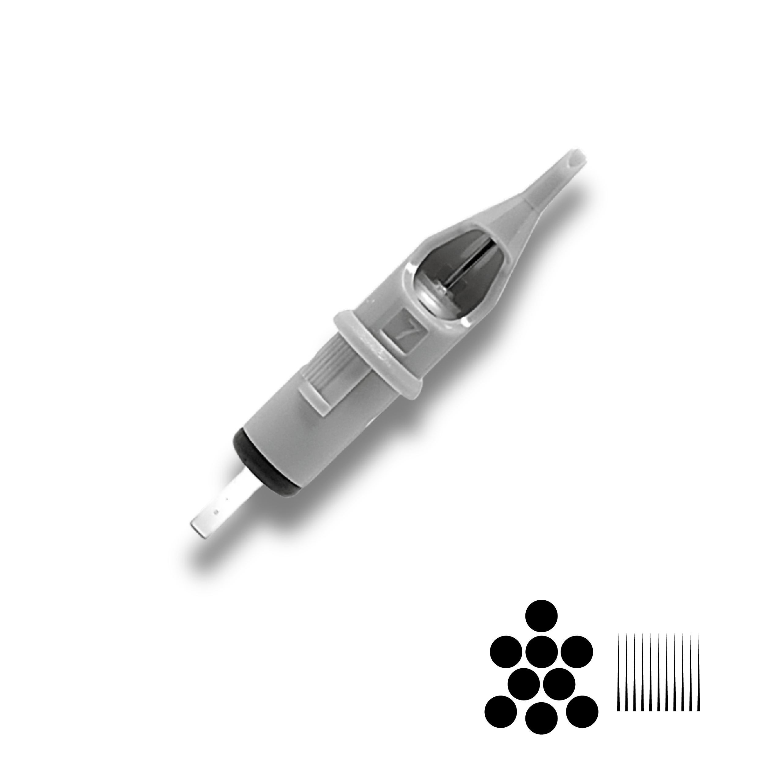 Slate Needle Cartridge 10 Round Liner LT 9