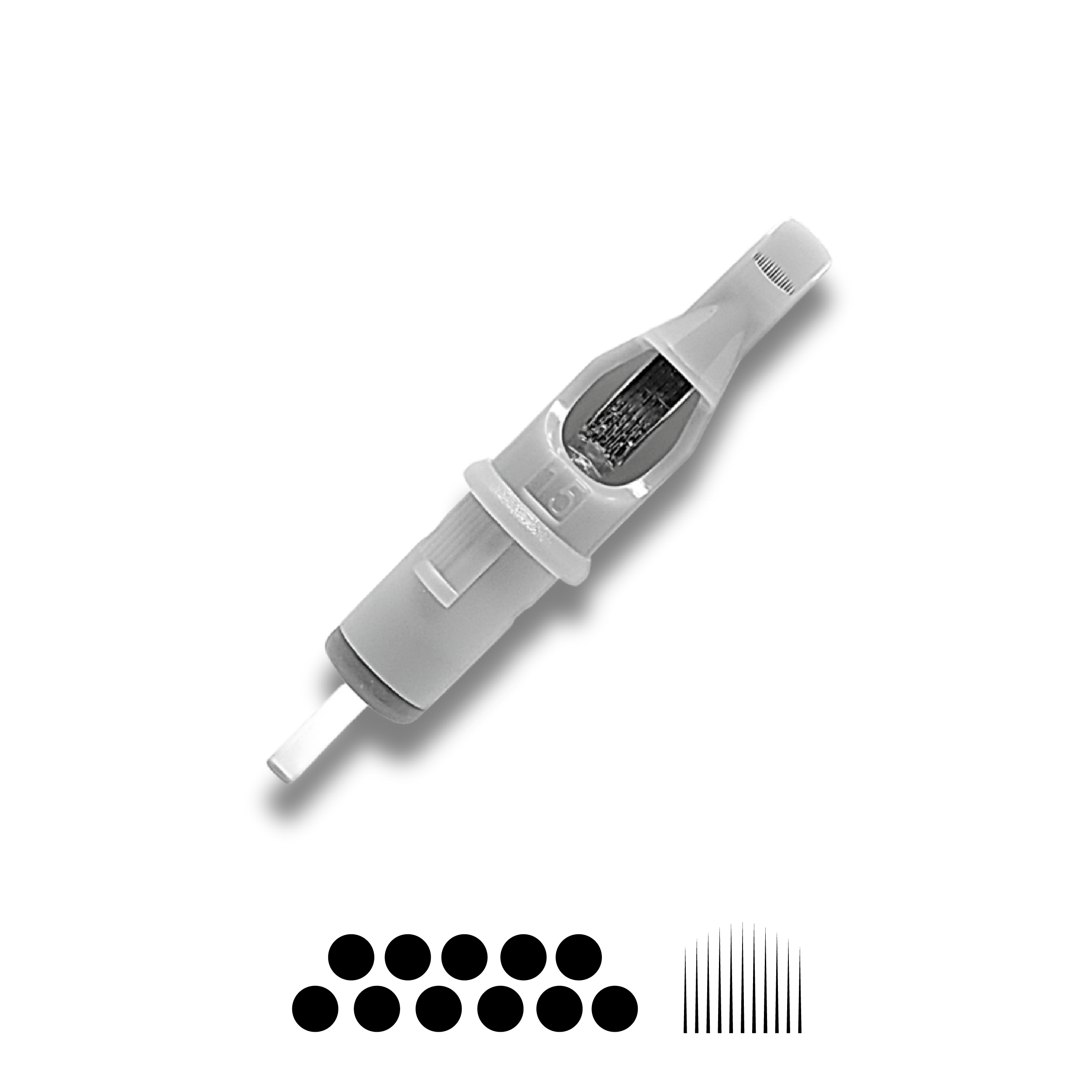 Slate Needle Cartridge 12 Curved Mag LT 11
