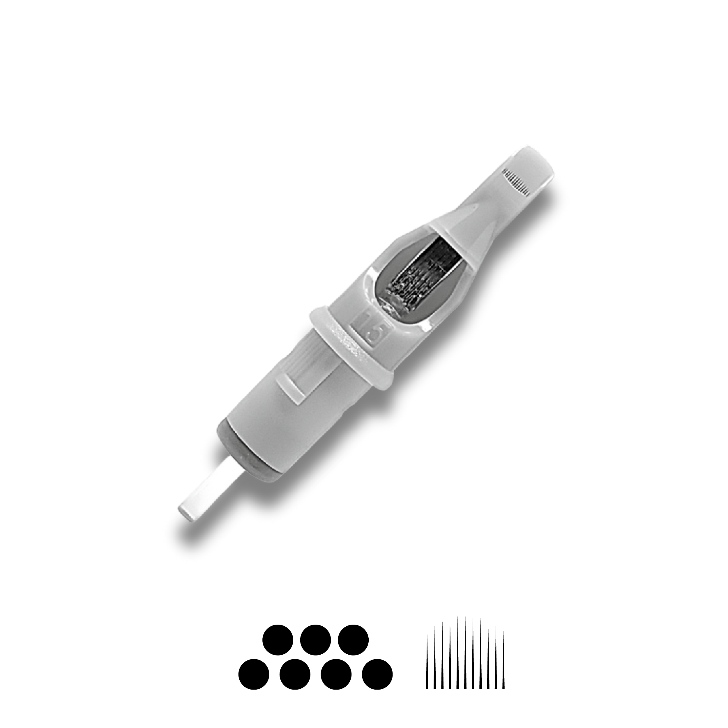 Slate Needle Cartridge 12 Curved Mag LT 7