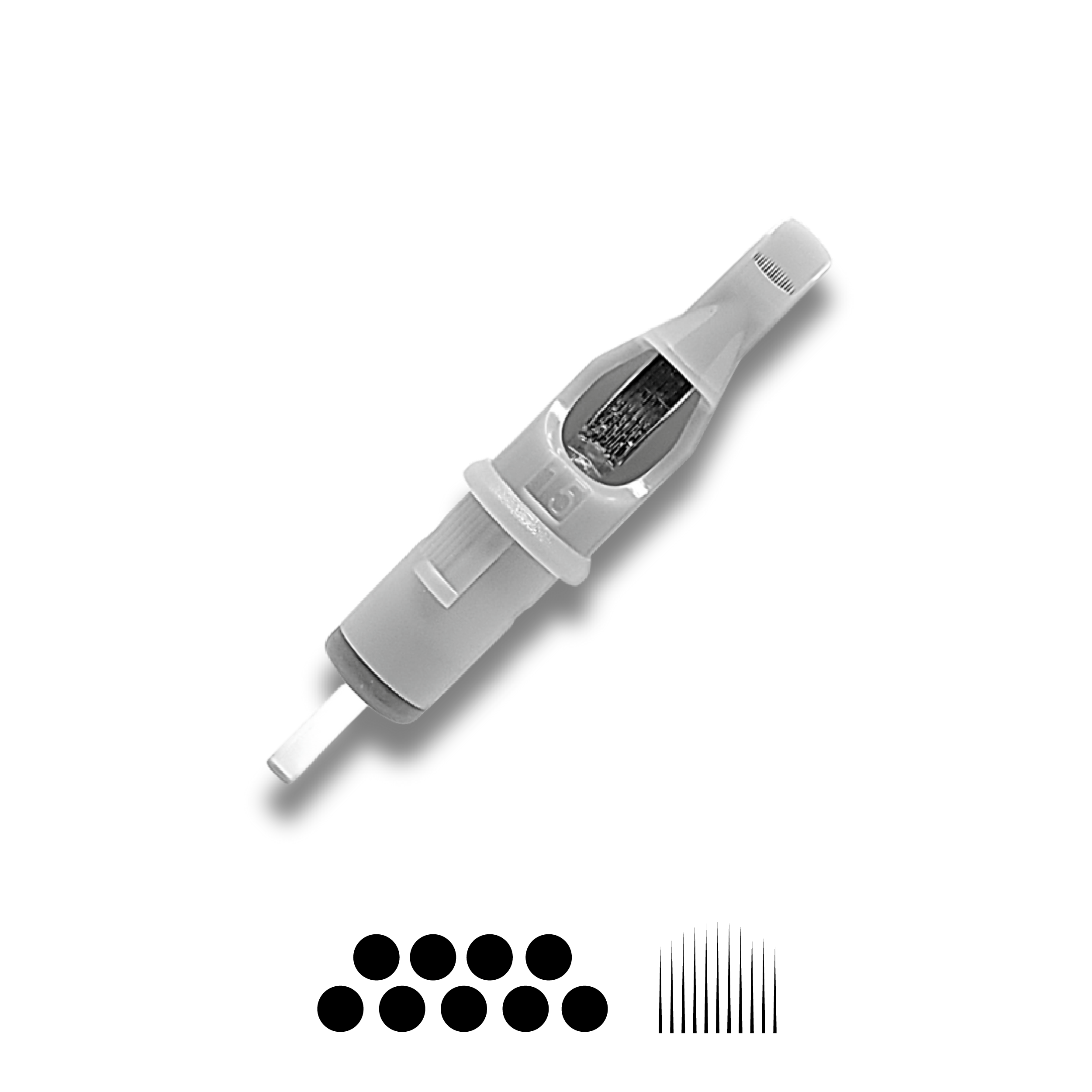 Slate Needle Cartridge 12 Curved Mag LT 9