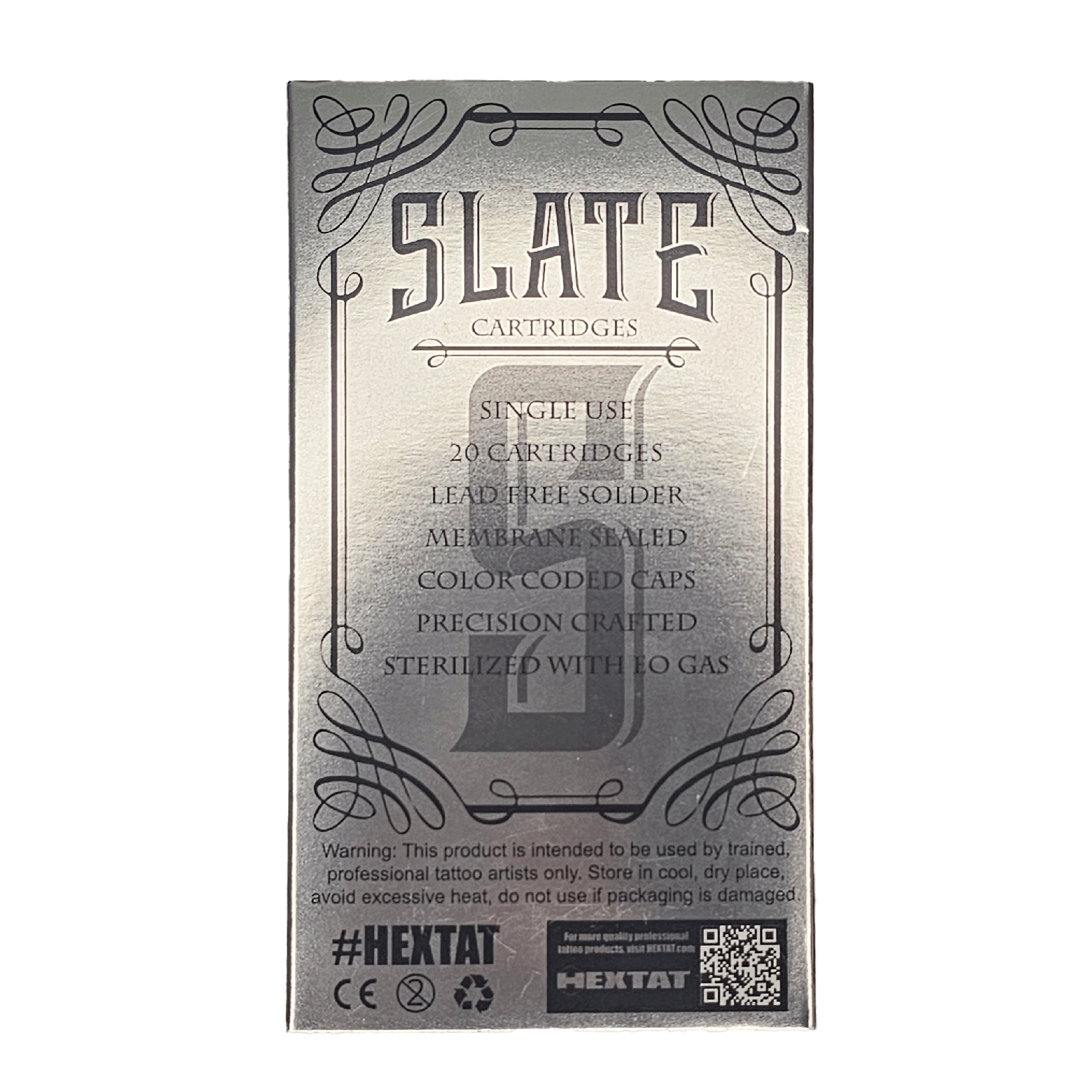 Slate Needle Cartridge Dome Shader Box Back