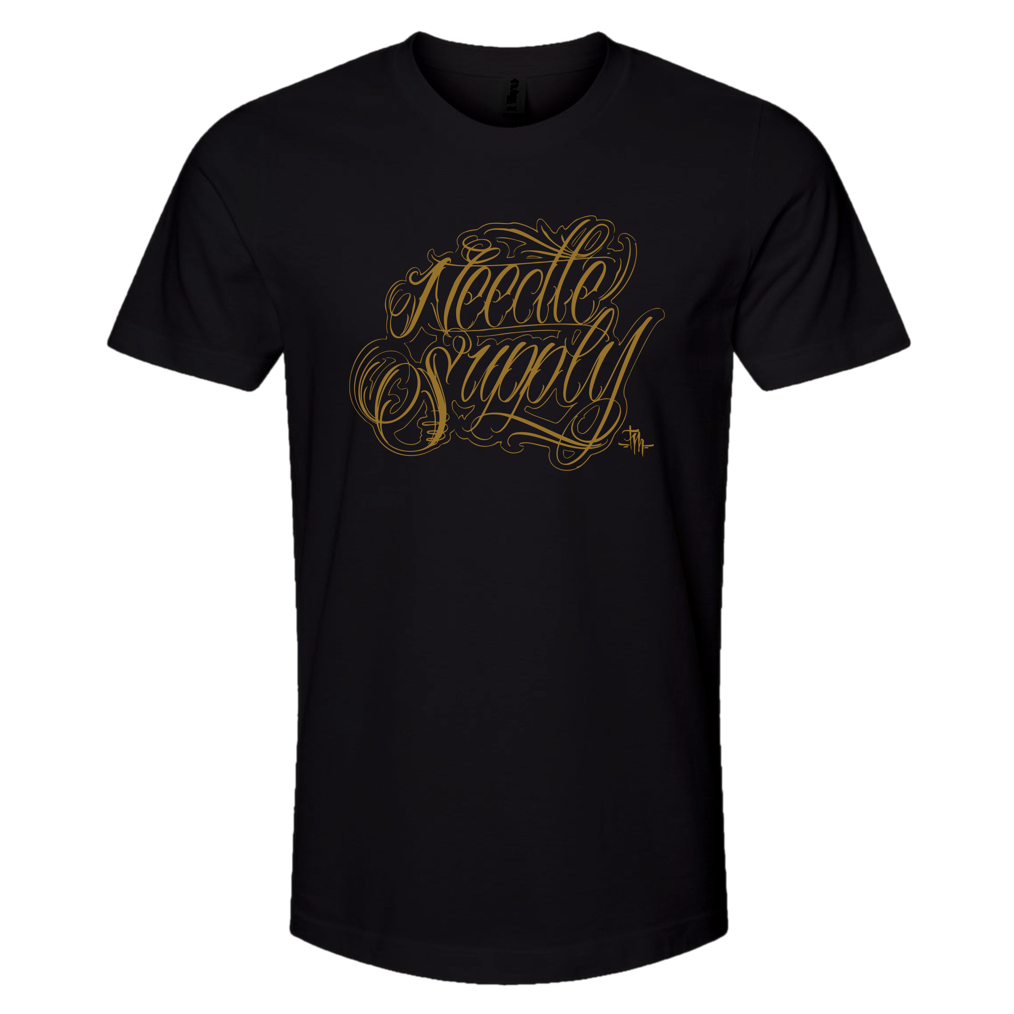 Needle Supply Script Tattoo Shirt