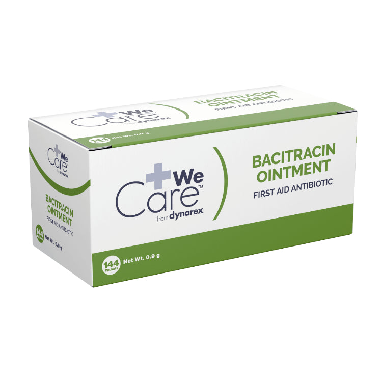 Dynarex Bacitracin Ointment 0.9 Gram Packets - Box of 144