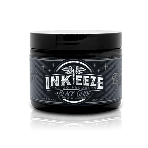 INK-EEZE BLACK Glide Tattoo Ointment 6 Ounce