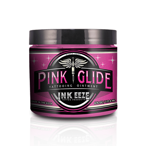 INK-EEZE PINK Glide Tattoo Ointment 6 Ounce