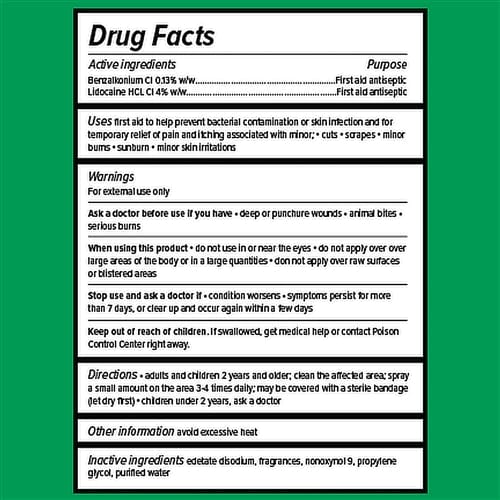 Bactine MAX Anesthetic & Antiseptic Spray (5 oz)