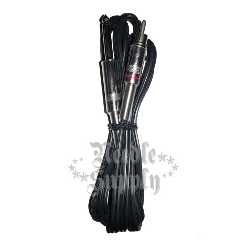 Black Silicone RCA Cord