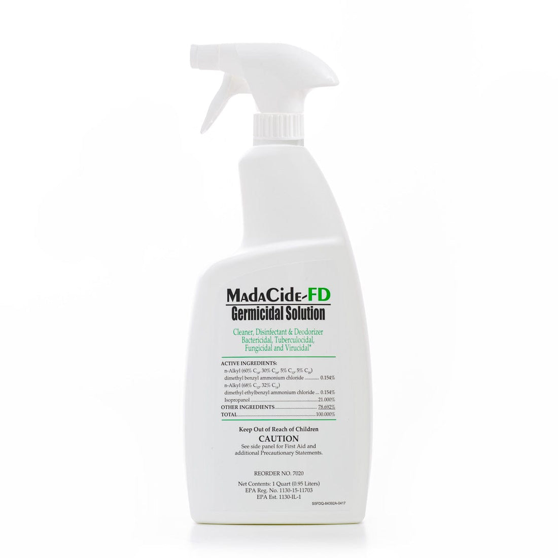 MadaCide-FD 1 Quart w/ Spray Top