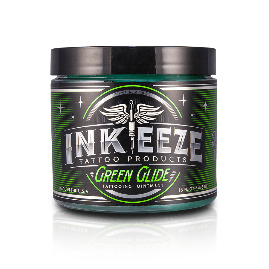 INK-EEZE GREEN Glide Tattoo Ointment