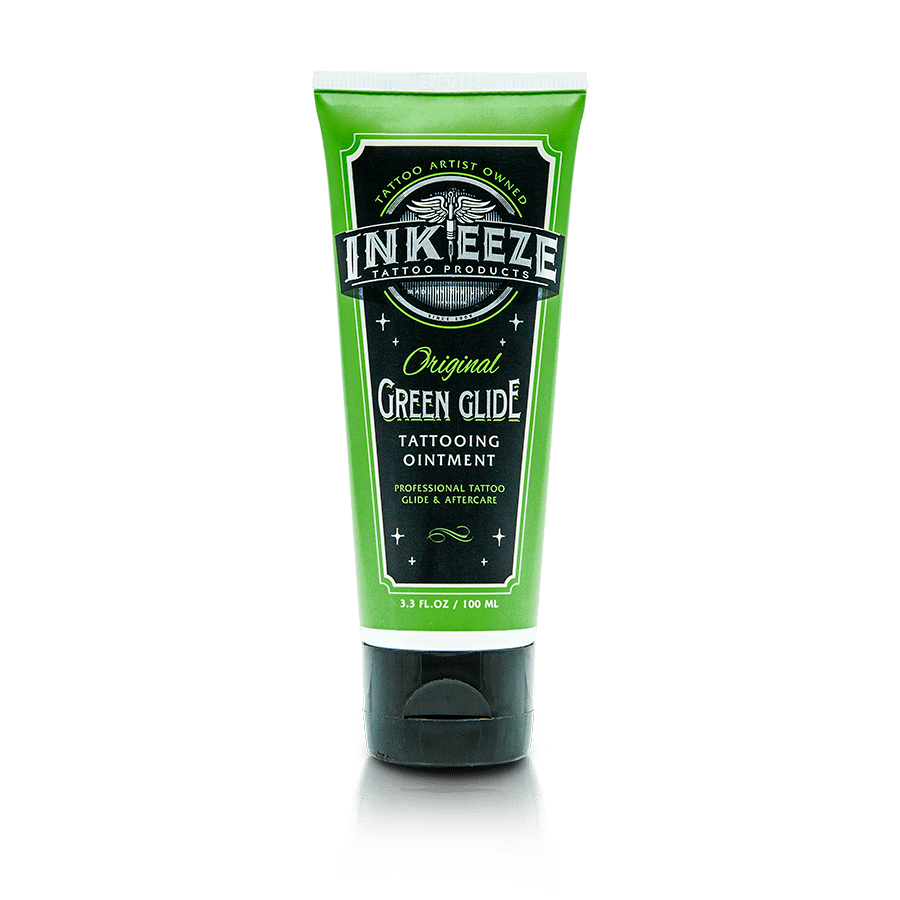 INK-EEZE GREEN Glide Tattoo Ointment
