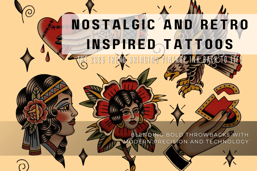 Retro inspired tattoos