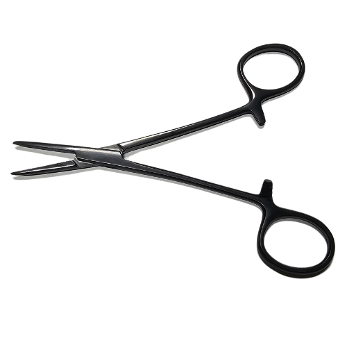 Black Hemostatic Forceps