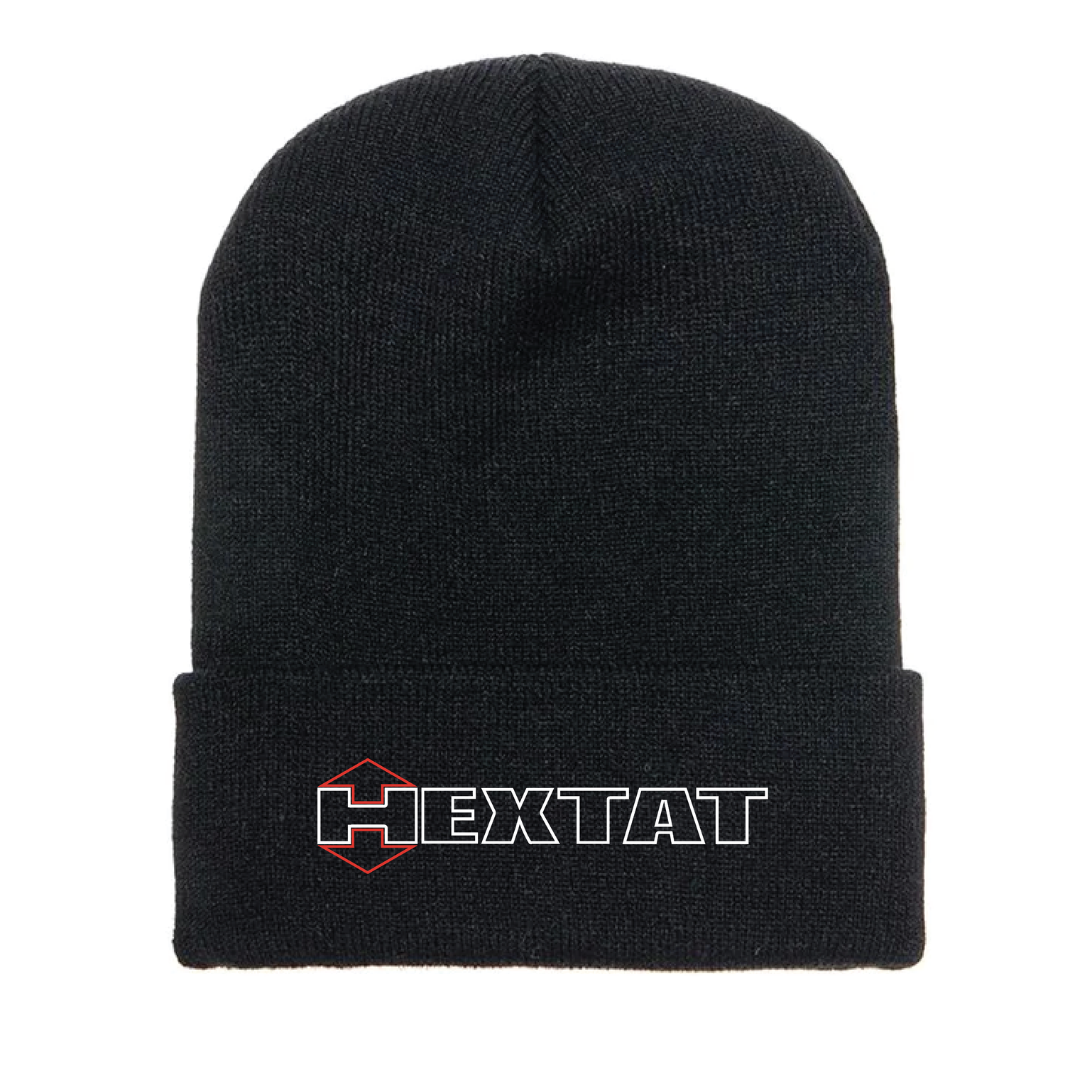 Hextat Logo - Embroidered Knit Beanie
