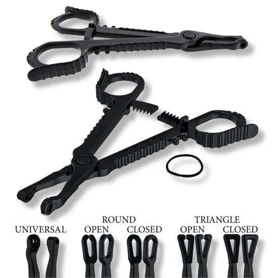 Pro Black Disposable Sterile Piercing Clamp - Universal Clamp