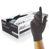 Black Pearl Nitrile Exam Glove Box and Hand