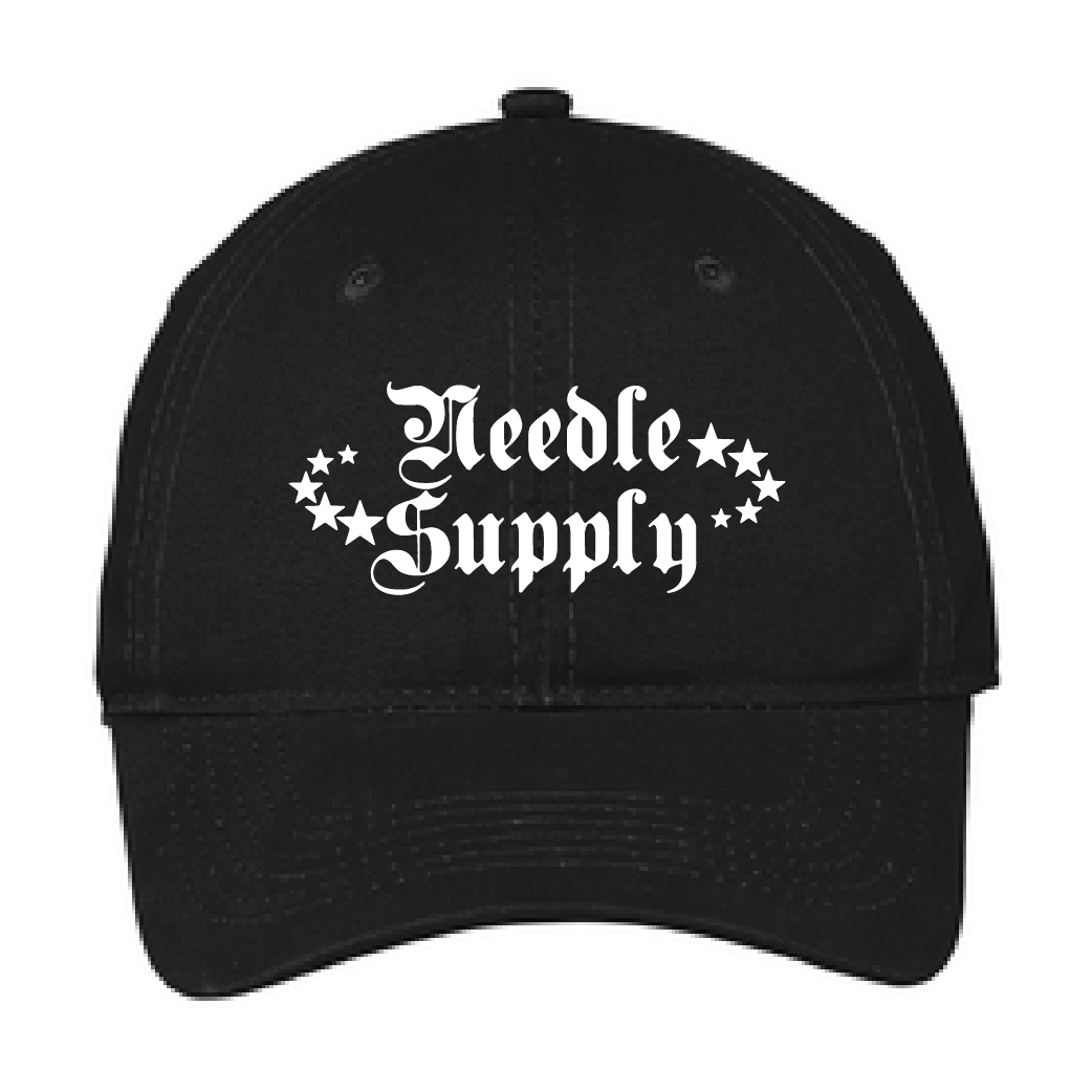 Needle Supply Logo - Dad Hat - Black
