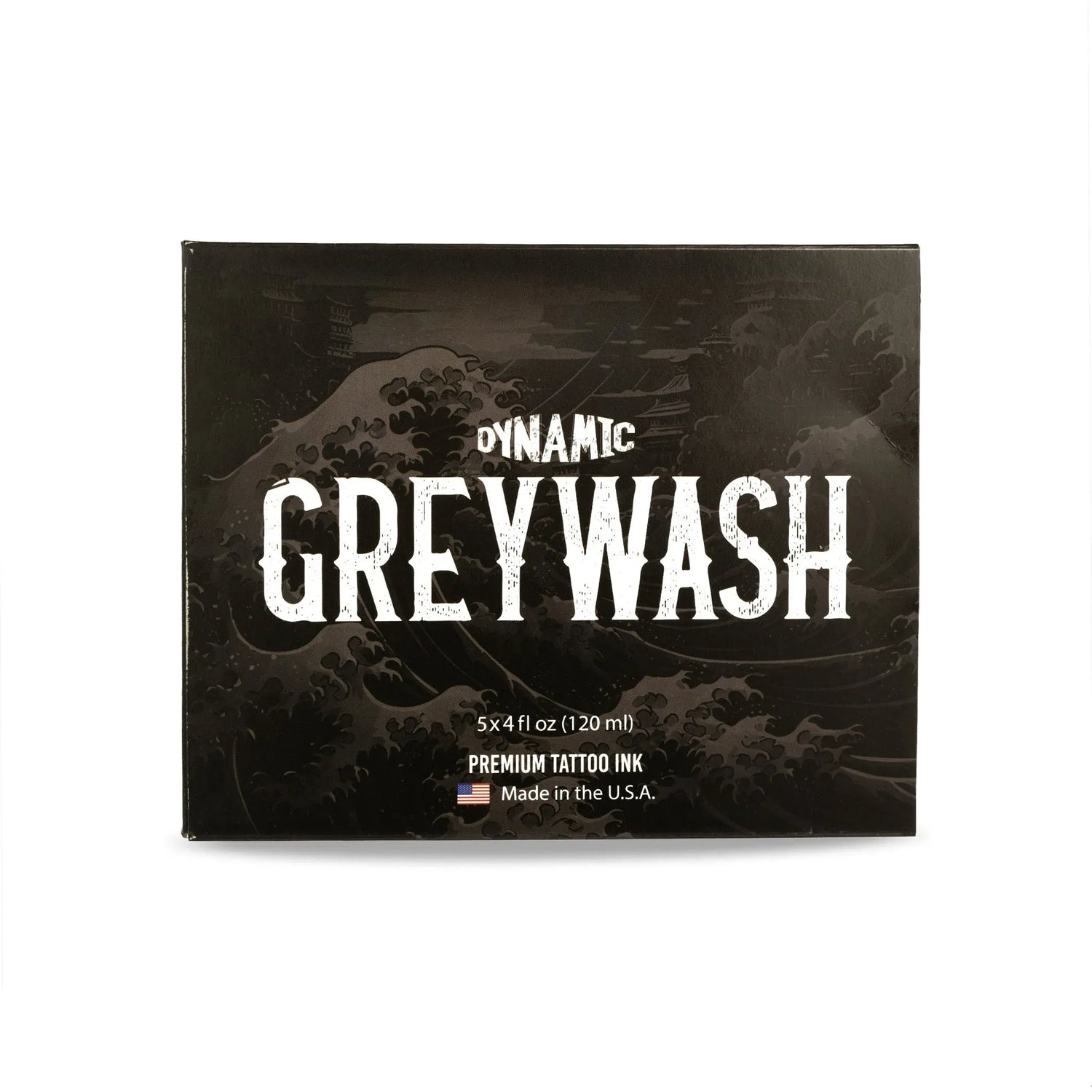 Dynamic Tattoo Ink Greywash Set Front Of Box