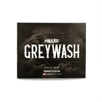 Dynamic Tattoo Ink Greywash Set Front Of Box