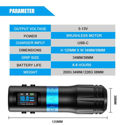Emalla G4 Tattoo Machine Specs