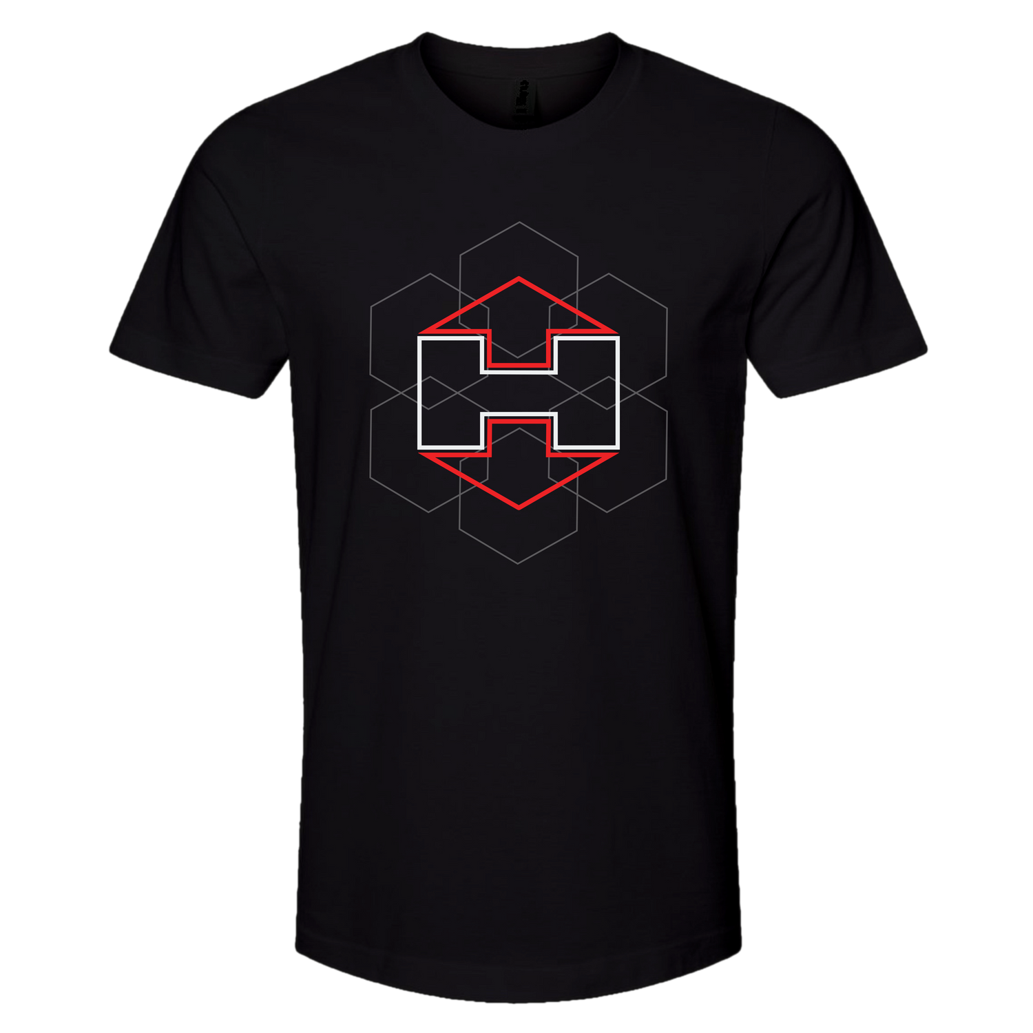 Geometric Hextat Badge Shirt