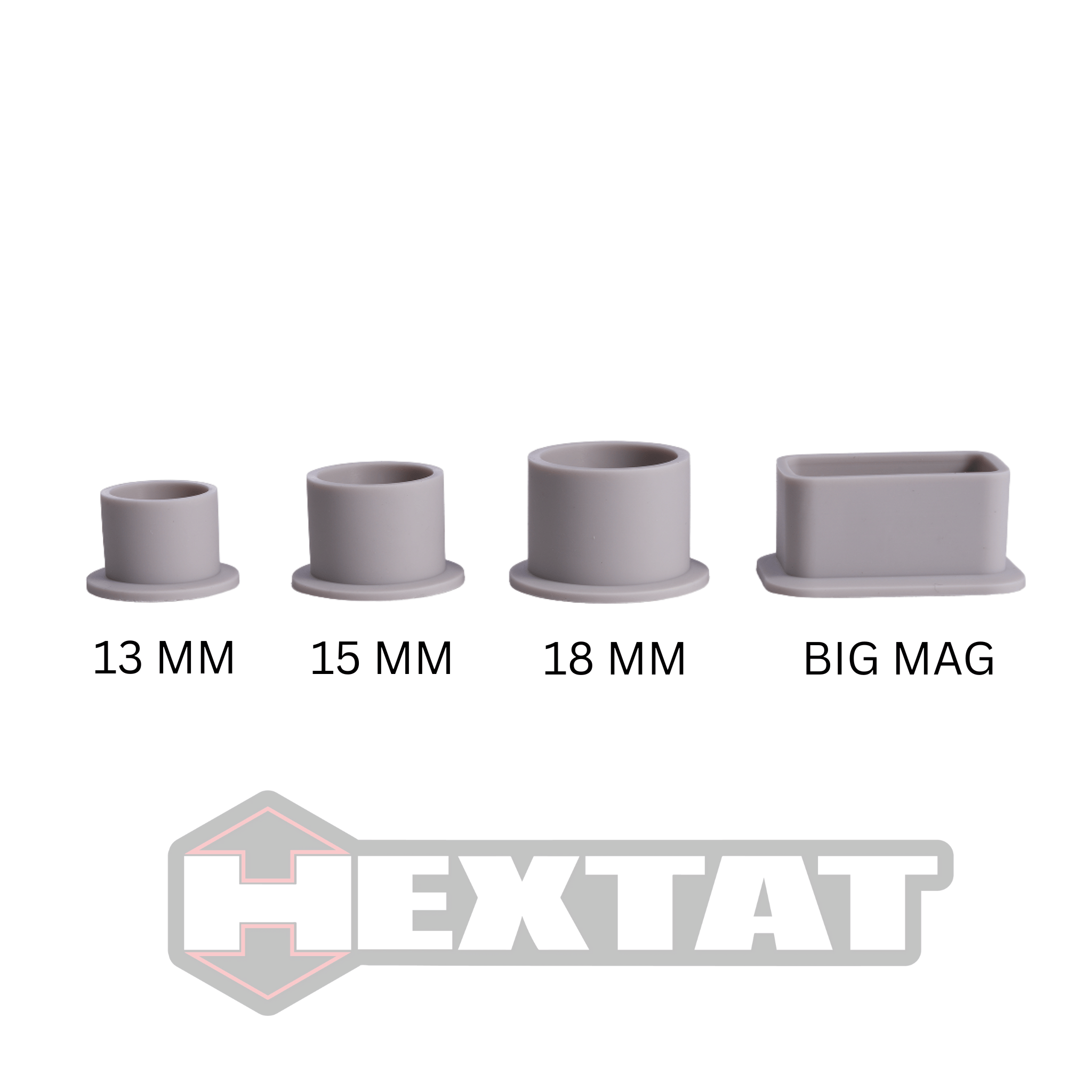 Grey Silicone Tattoo Ink Caps