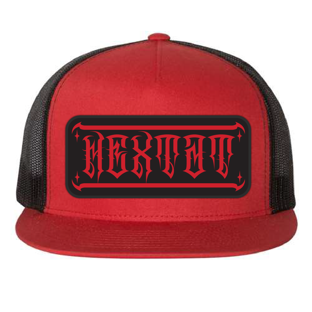 RED HEXTAT PATCH -  TRUCKER HAT