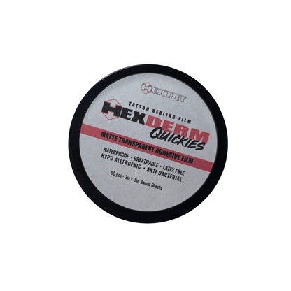 Hex Derm Tattoo Aftercare Film Quickies Front
