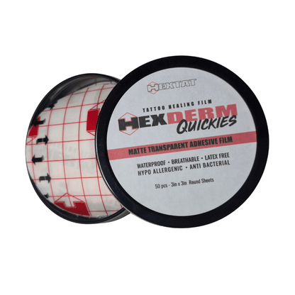 Hex Derm Tattoo Aftercare Film Quickies Open Tin